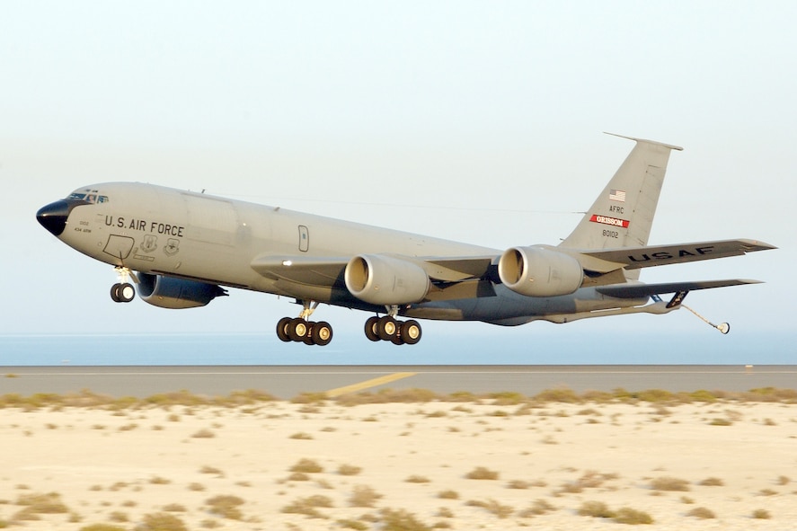 KC-135R Stratotanker from the 434th Air Refueling Wing, Grissom Air Reserve Base, Air Force Reserve Command, IN