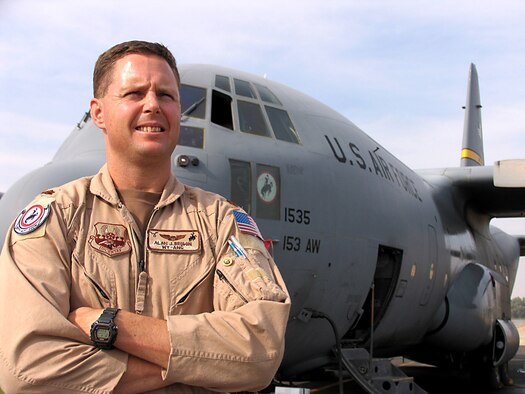 SOUTHWEST ASIA (AFPN) -- Maj. Alan Brown is scheduled to attend pilot re-qualification training. He lost his leg more than seven years ago during a hunting accident. (U.S. Air Force photo by Tech. Sgt. Mark Getsy)