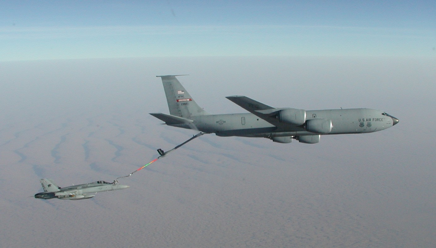 KC135R refueling mission