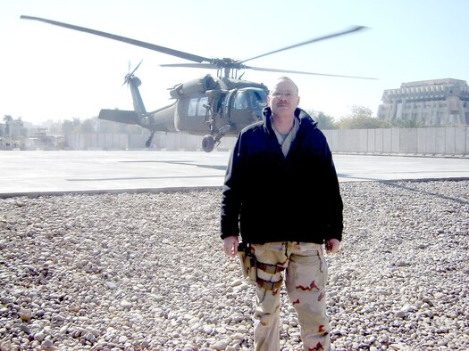 Maj. James Klein of the 434th Air Refueling Wing, Air Force Reserve Command, was awarded the Bronze Star while deployed to Iraq.