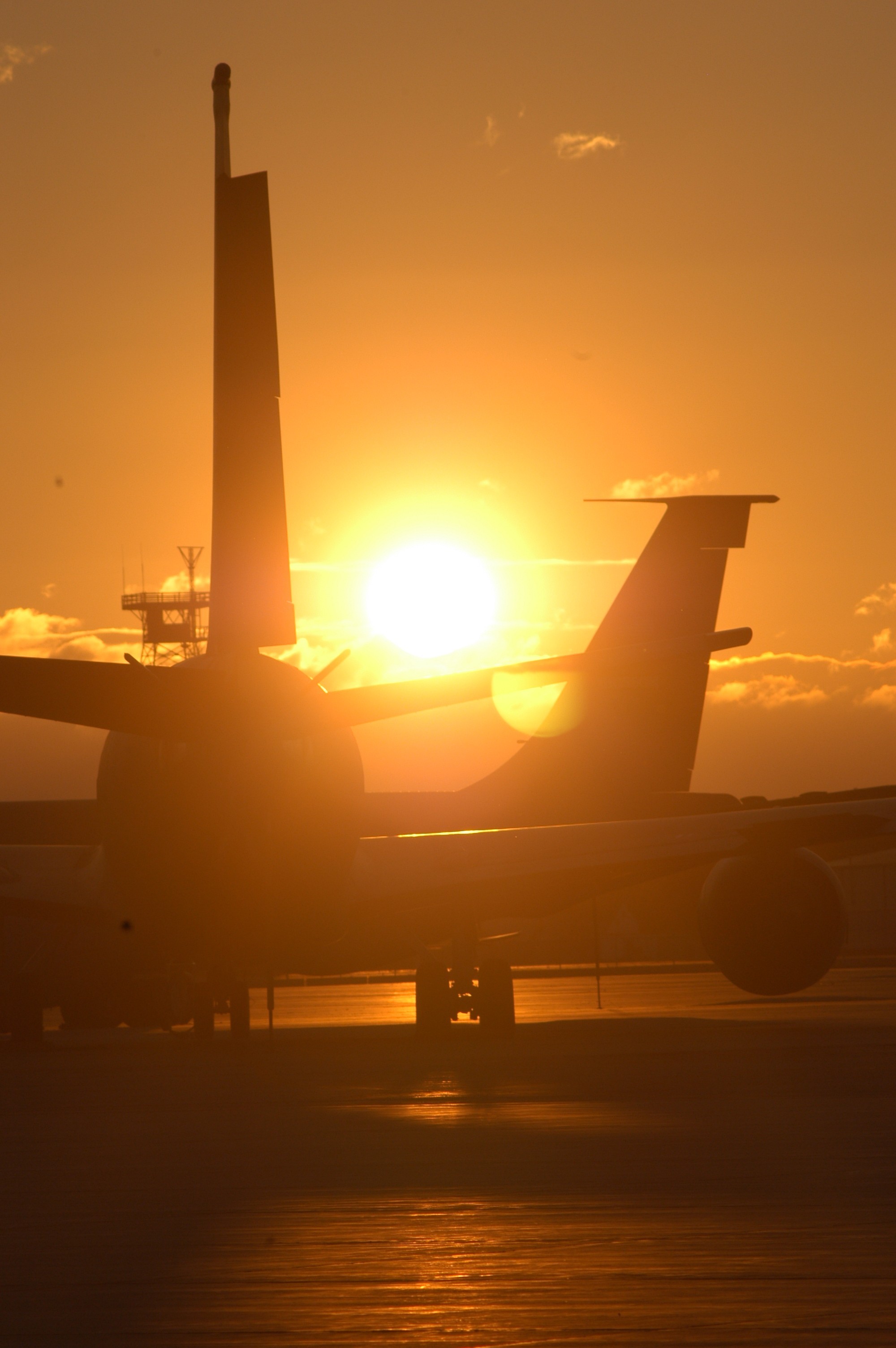 Sunrise at Grissom Air Reserve Base