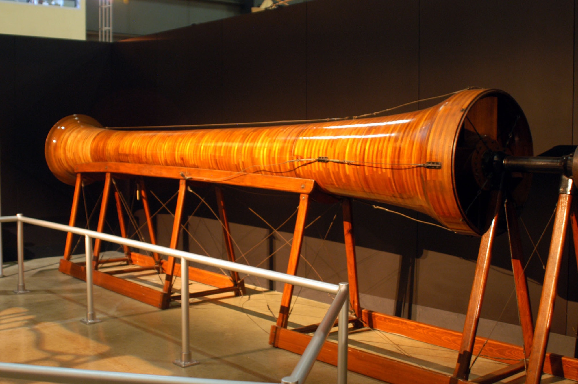 DAYTON, Ohio -- Wright Brothers 1916 Wind Tunnel on display in the Early Years Gallery at the National Museum of the United States Air Force. (U.S. Air Force photo)
