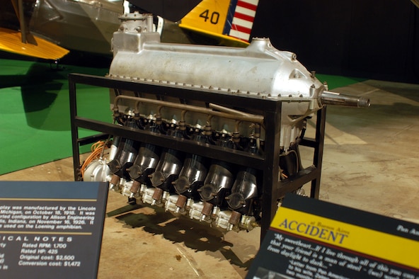 DAYTON, Ohio -- Liberty 12-A Inverted engine at the National Museum of the United States Air Force. (U.S. Air Force photo)