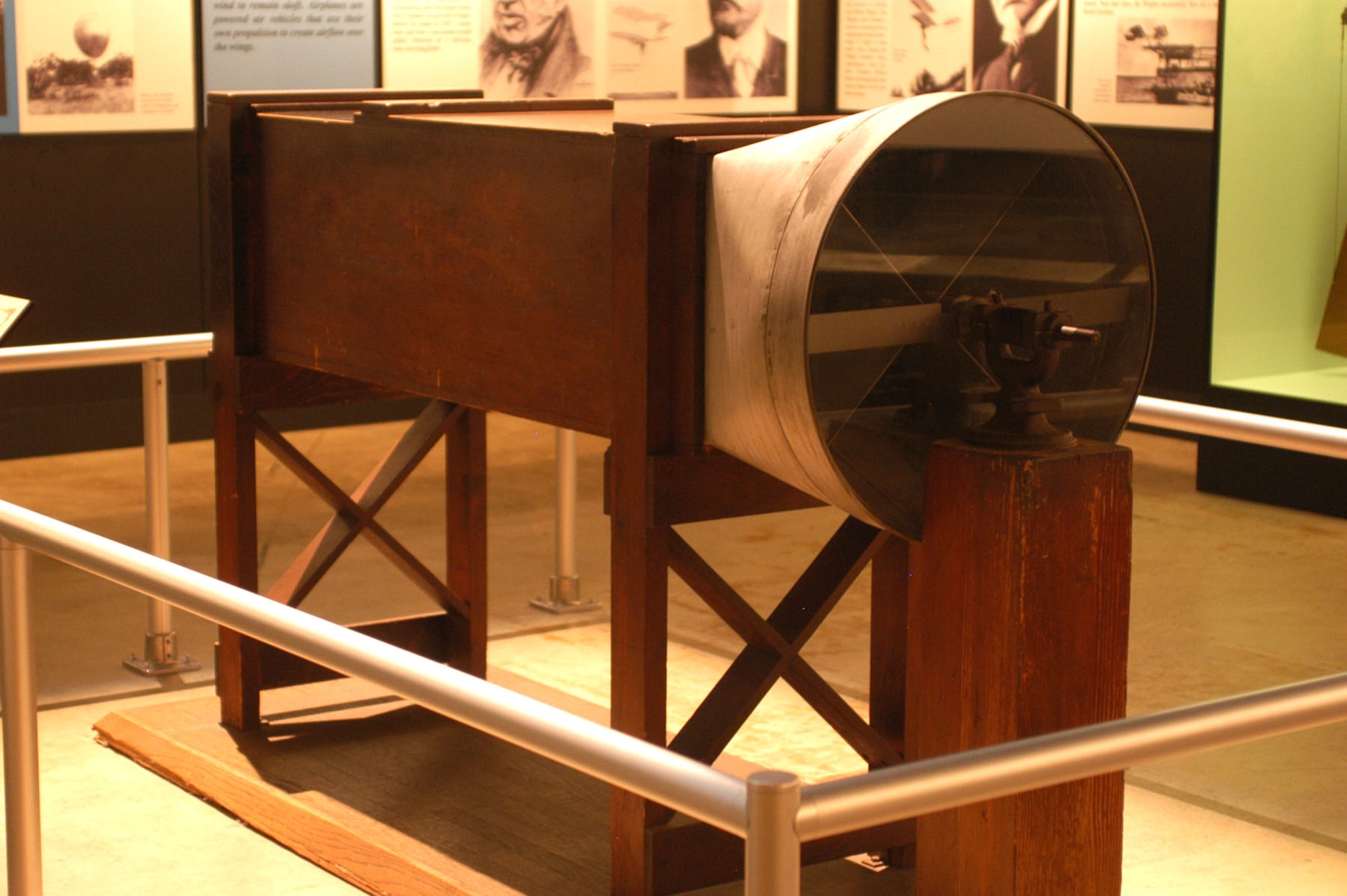 DAYTON, Ohio -- Wright Brothers 1901 Wind Tunnel on display in the Early Years Gallery at the National Museum of the United States Air Force. (U.S. Air Force photo)