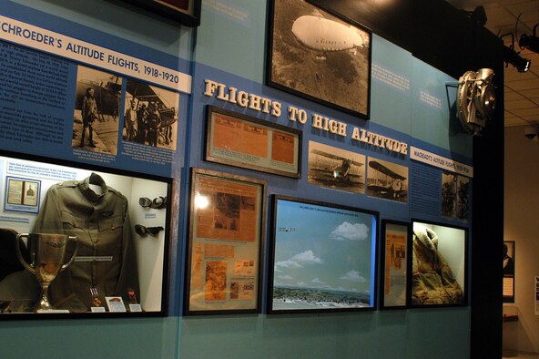 DAYTON, Ohio -- Flights to High Altitude exhibit at the National Museum of the United States Air Force. (U.S. Air Force photo)