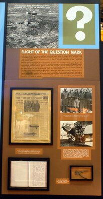 DAYTON, Ohio -- Question Mark exhibit at the National Museum of the United States Air Force. (U.S. Air Force photo)
