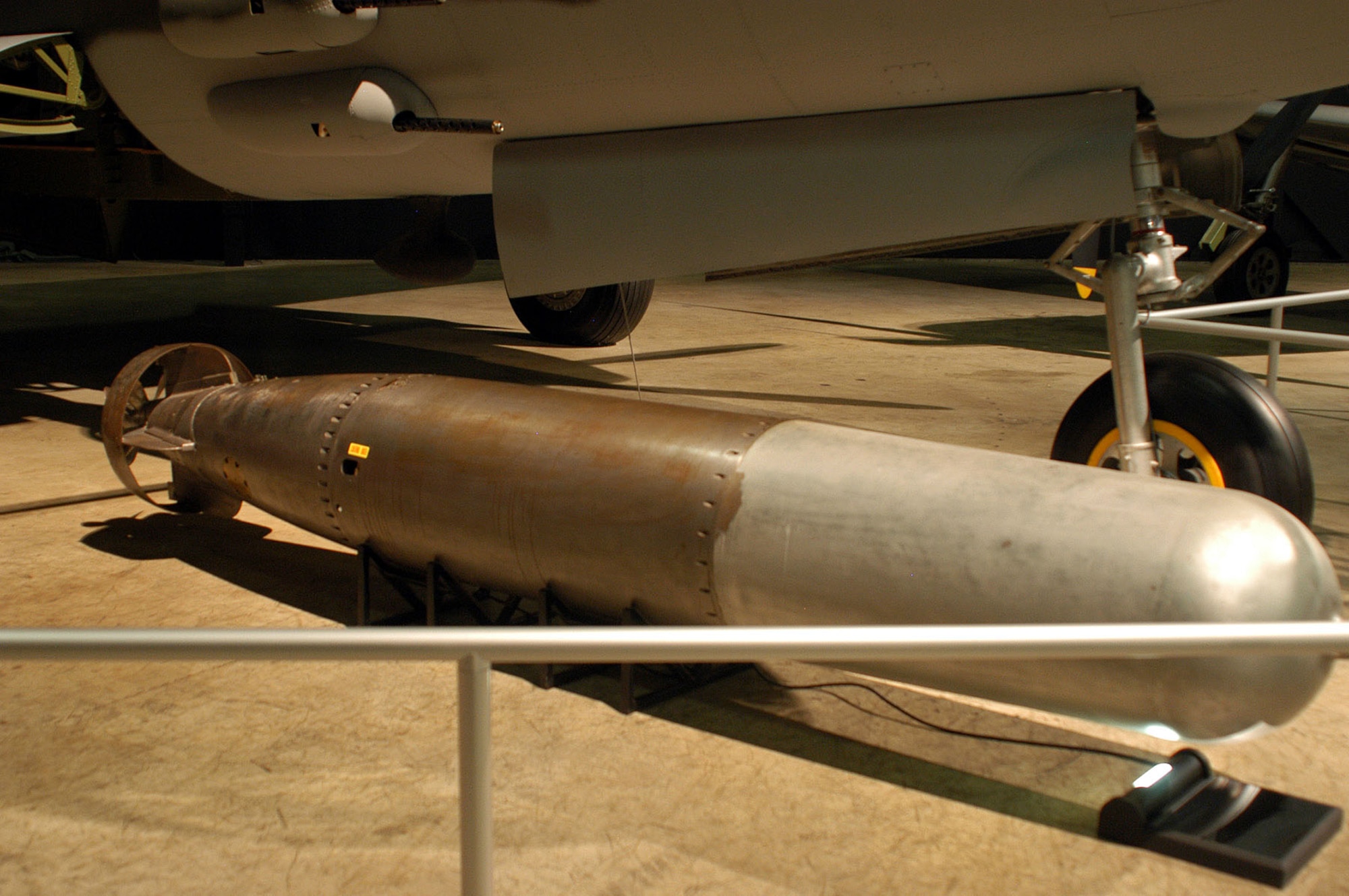 DAYTON, Ohio -- Mark 13 Torpedo on display in the World War II Gallery at the National Museum of the United States Air Force. (U.S. Air Force photo)