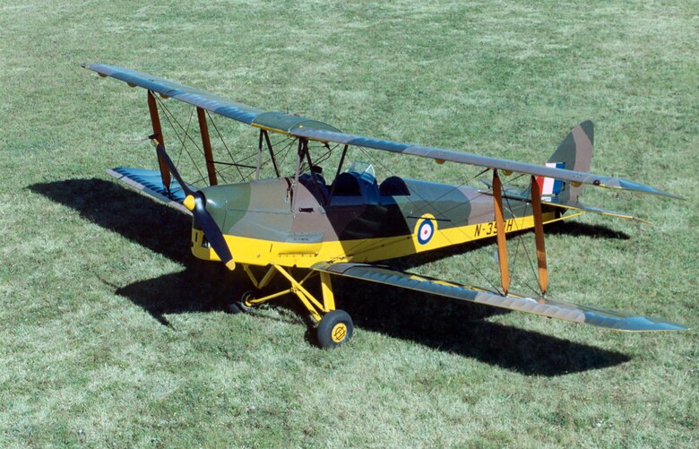 DAYTON, Ohio -- De Havilland DH 82A Tiger Moth at the National Museum of the United States Air Force. (U.S. Air Force photo)