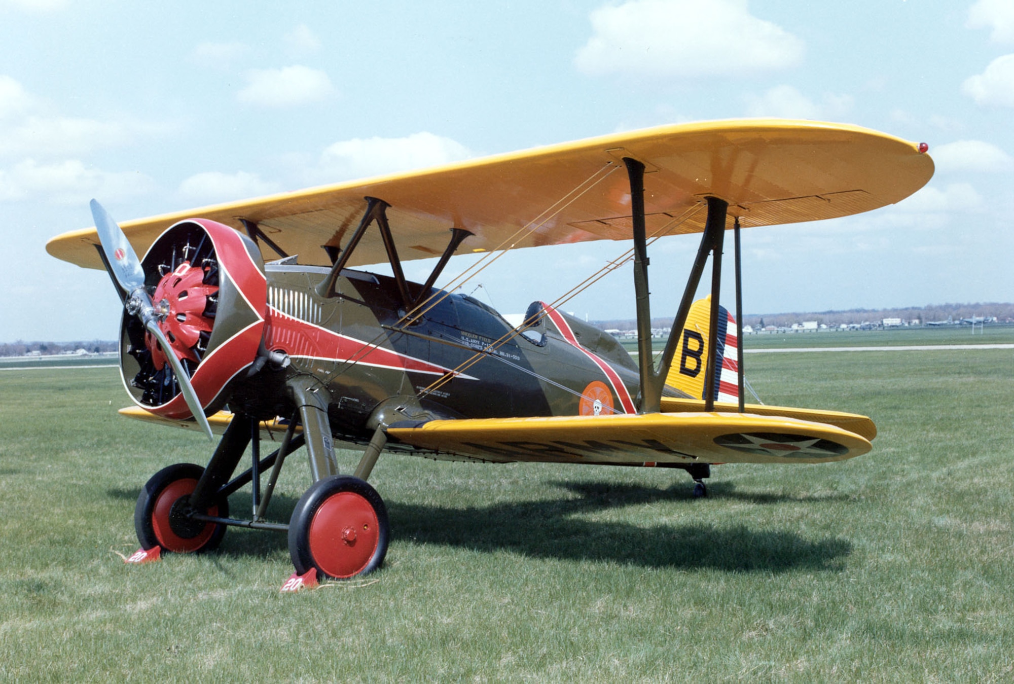 DAYTON, Ohio -- Boeing P-12E at the National Museum of the United States Air Force. (U.S. Air Force photo)