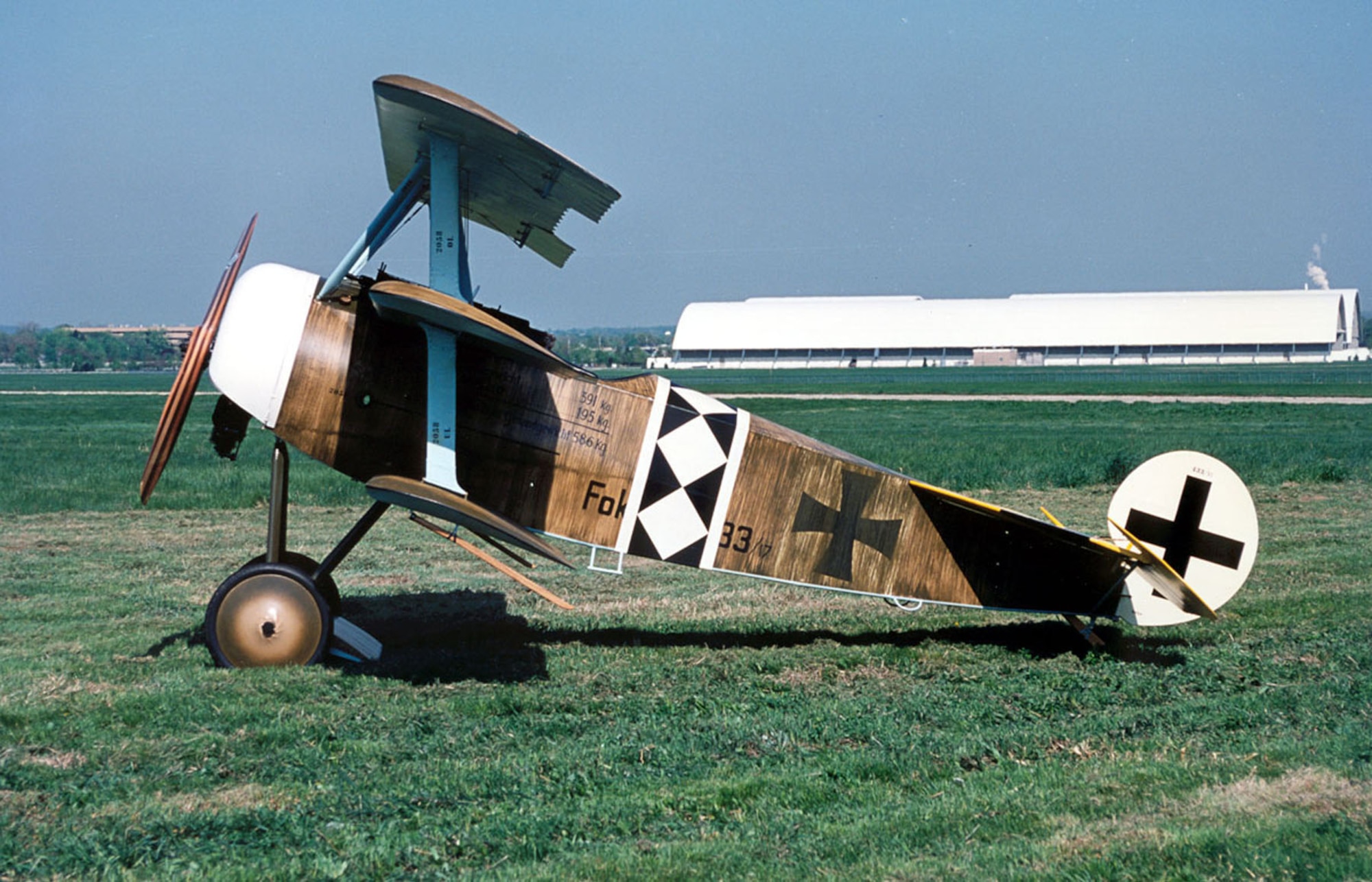 DAYTON, Ohio -- Fokker Dr. I at the National Museum of the United States Air Force. (U.S. Air Force photo)
