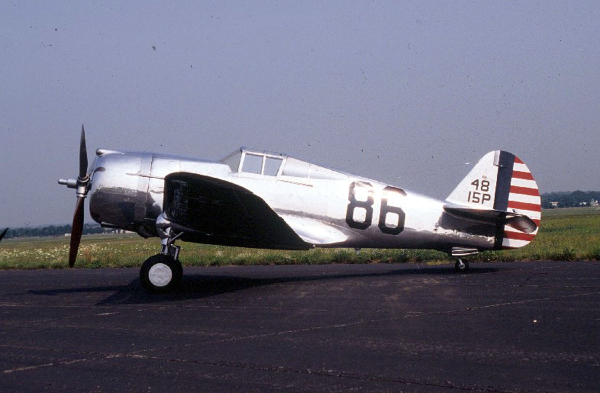 DAYTON, Ohio -- Curtiss P-36A Hawk at the National Museum of the United States Air Force. (U.S. Air Force photo)