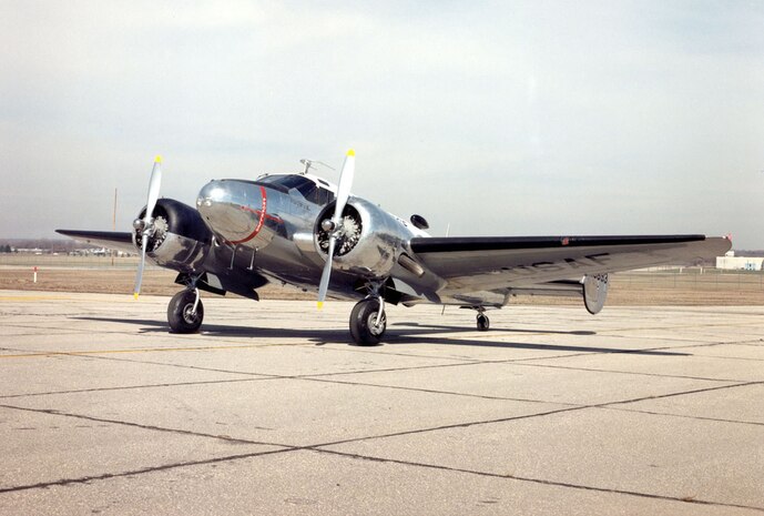DAYTON, Ohio -- Beech C-45H Expeditor at the National Museum of the United States Air Force. (U.S. Air Force photo)