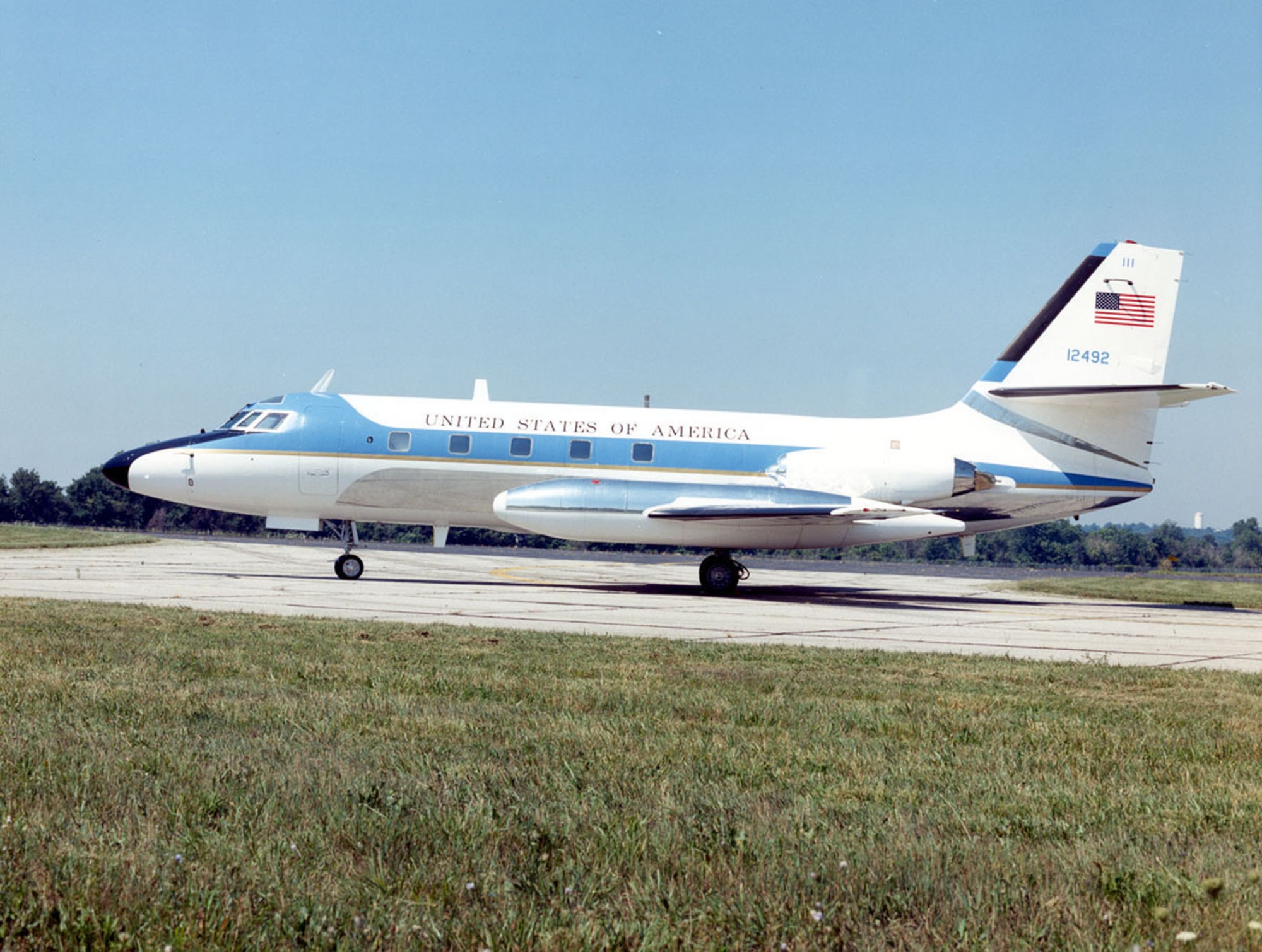DAYTON, Ohio -- Lockheed VC-140B Jetstar at the National Museum of the United States Air Force. (U.S. Air Force photo)