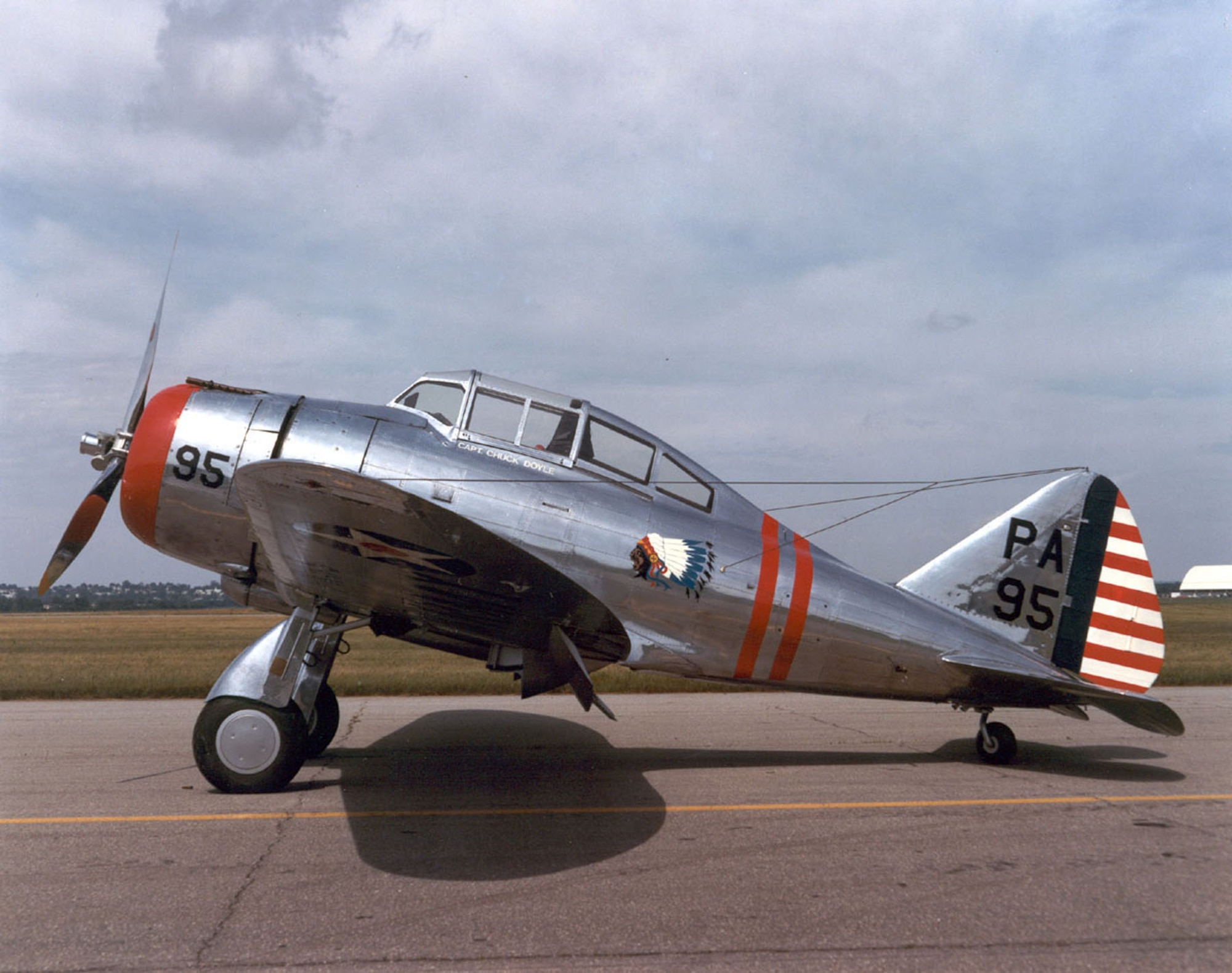 DAYTON, Ohio -- Seversky P-35A at the National Museum of the United States Air Force. (U.S. Air Force photo)