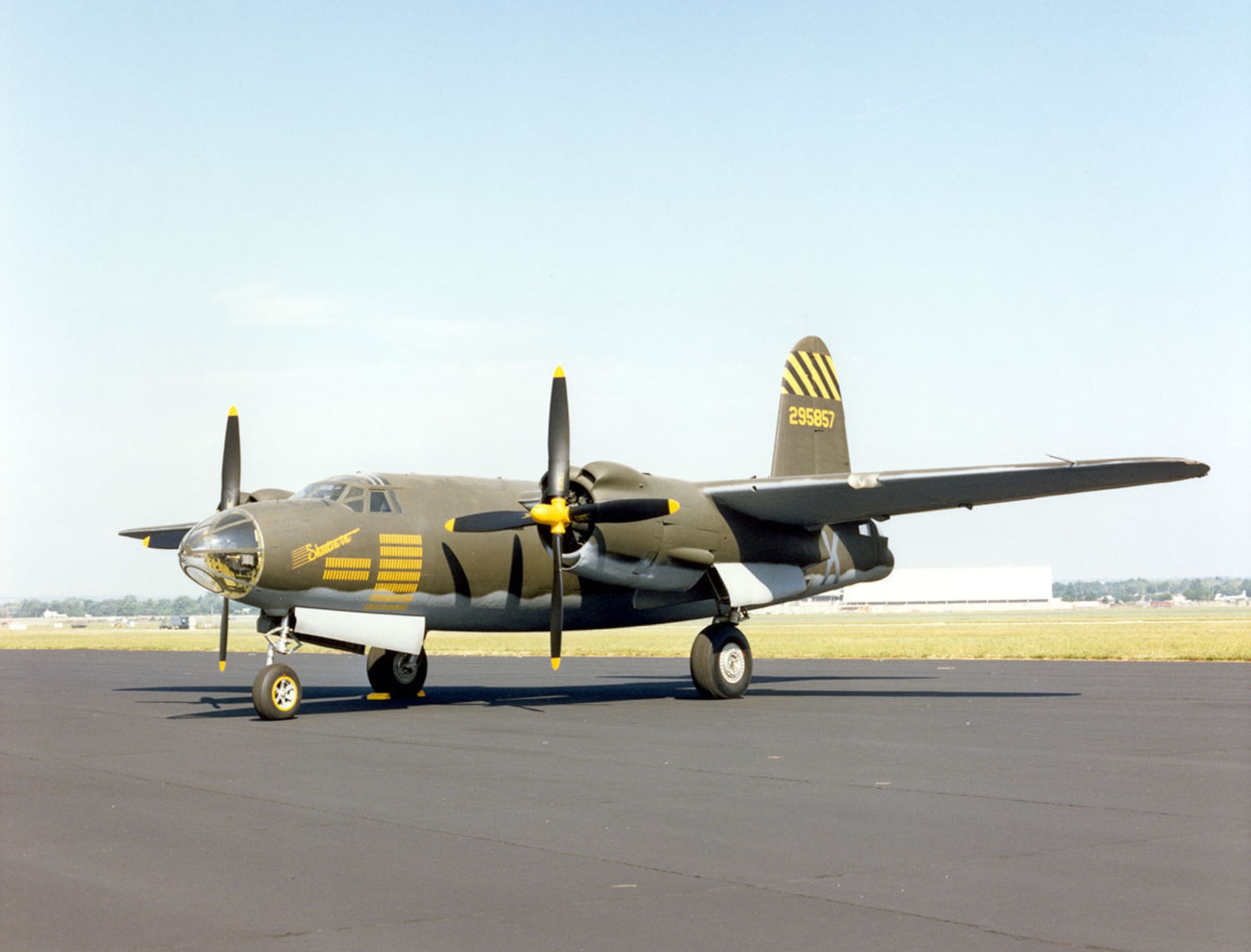 DAYTON, Ohio -- Martin B-26G Marauder at the National Museum of the United States Air Force. (U.S. Air Force photo)