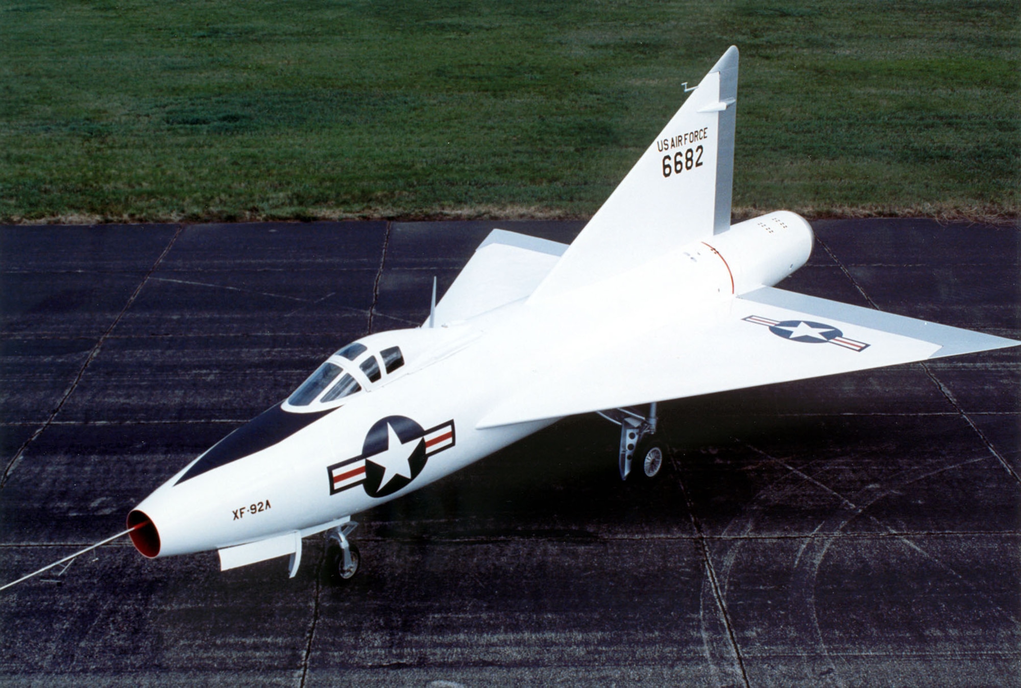 DAYTON, Ohio -- Convair XF-92A at the National Museum of the United States Air Force. (U.S. Air Force photo)