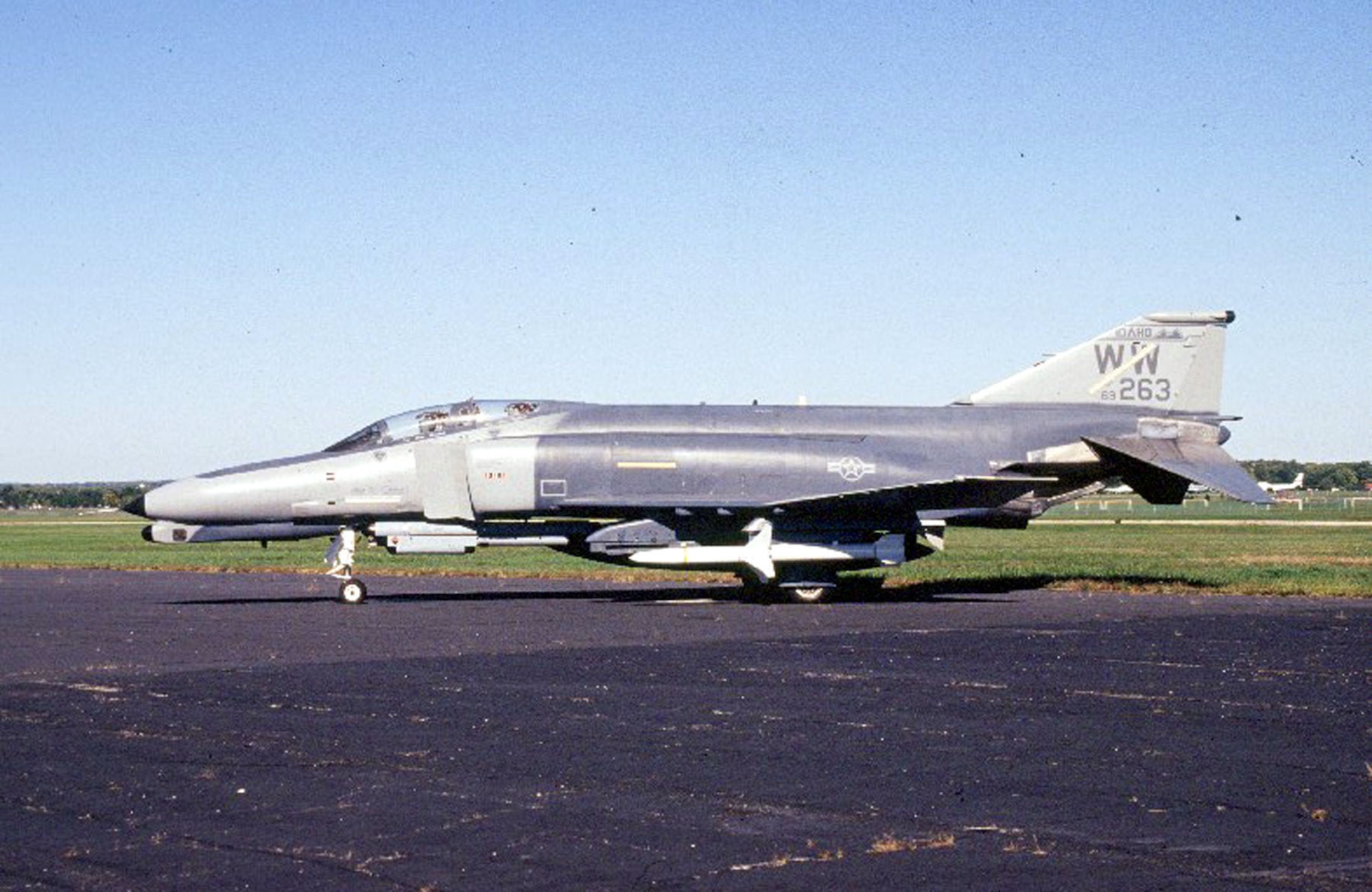 DAYTON, Ohio -- McDonnell Douglas F-4G Wild Weasel at the National Museum of the United States Air Force. (U.S. Air Force photo)