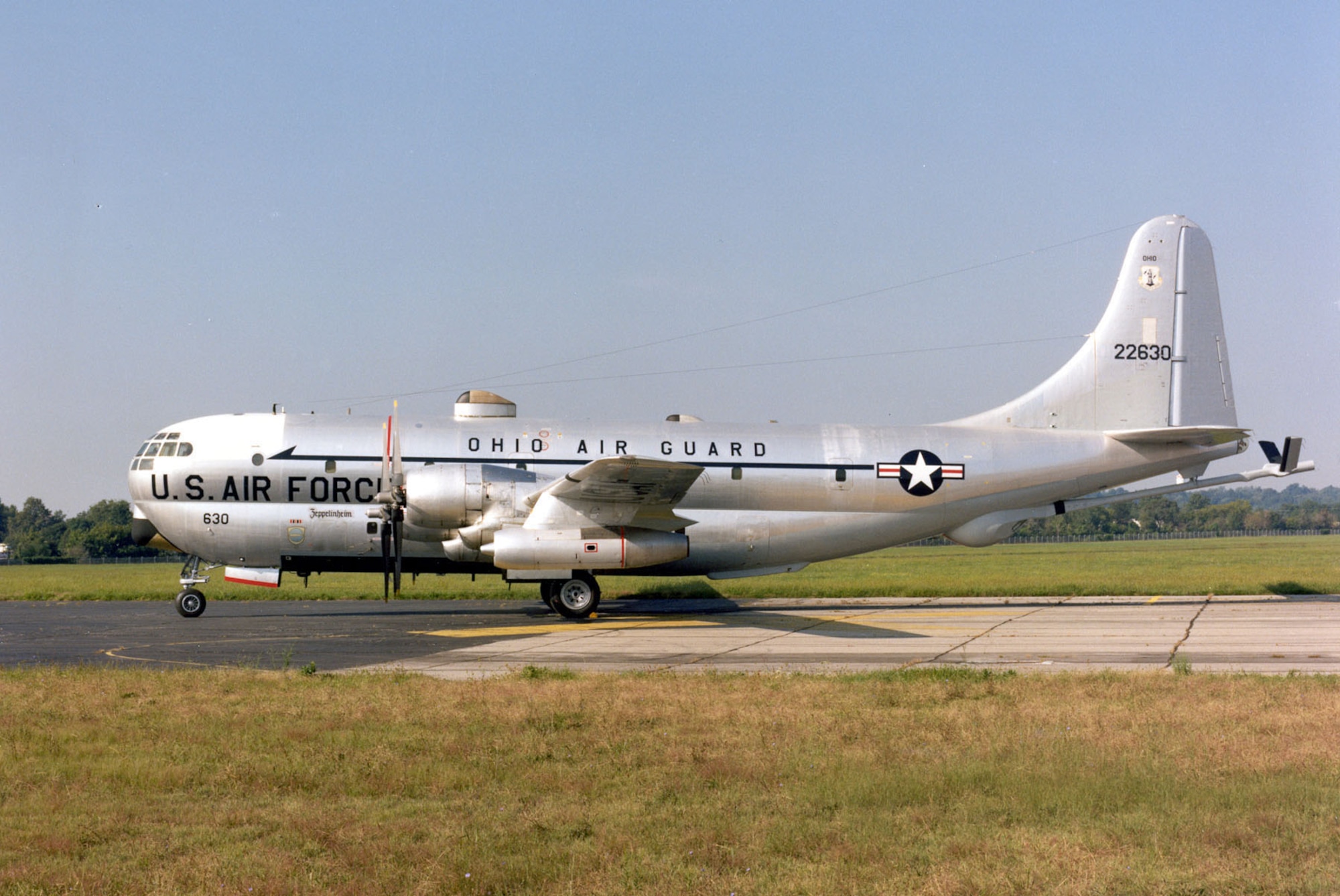 DAYTON, Ohio -- Boeing KC-97L Stratofreighter at the National Museum of the United States Air Force. (U.S. Air Force photo)