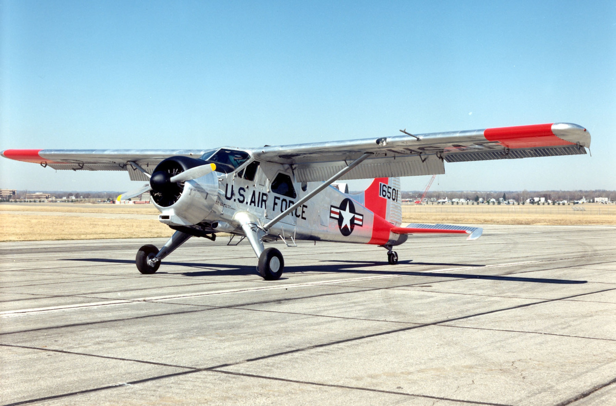 DAYTON, Ohio -- De Havilland U-6A Beaver at the National Museum of the United States Air Force. (U.S. Air Force photo)