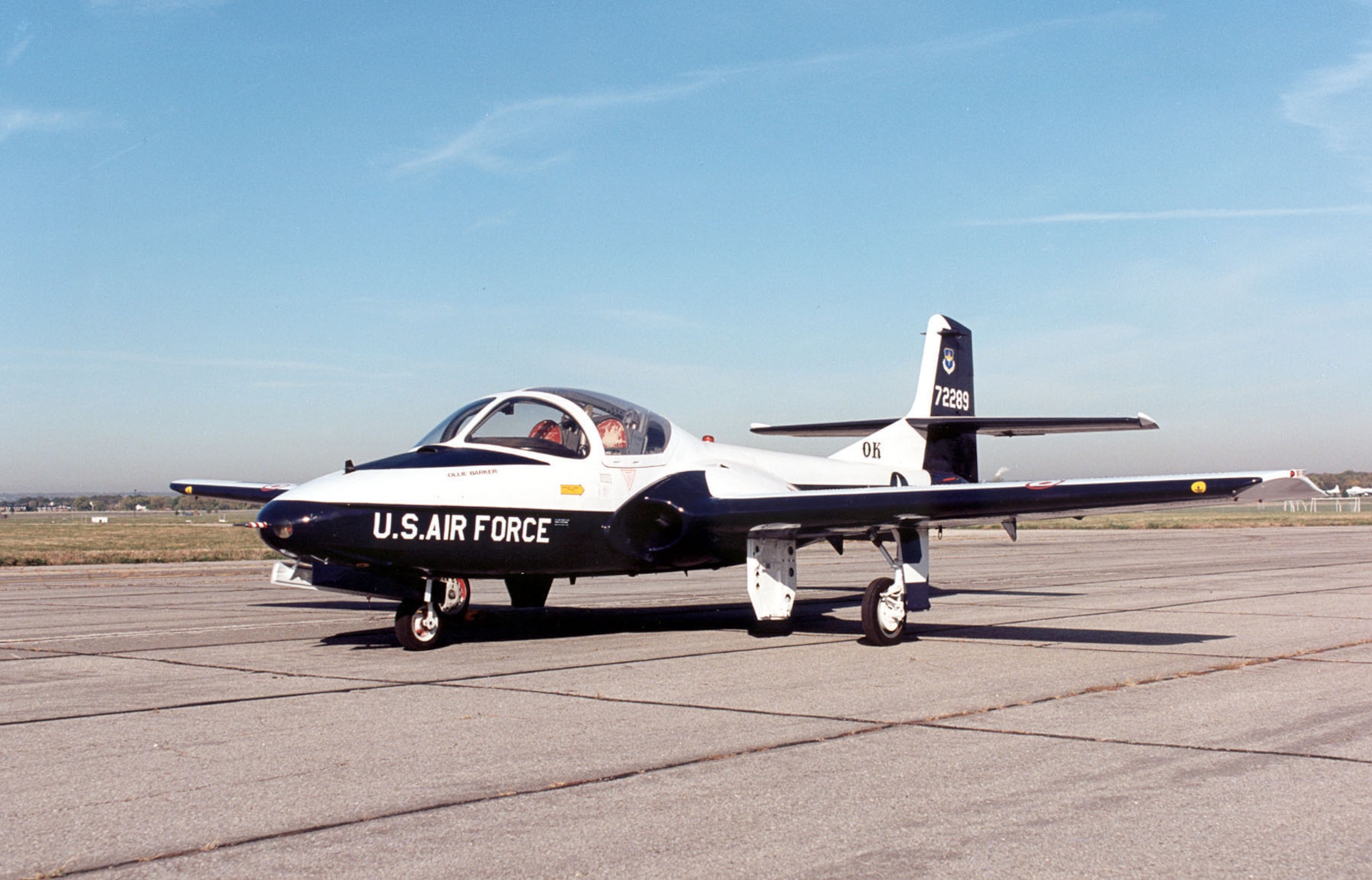 DAYTON, Ohio -- Cessna T-37B Tweety Bird at the National Museum of the United States Air Force. (U.S. Air Force photo)