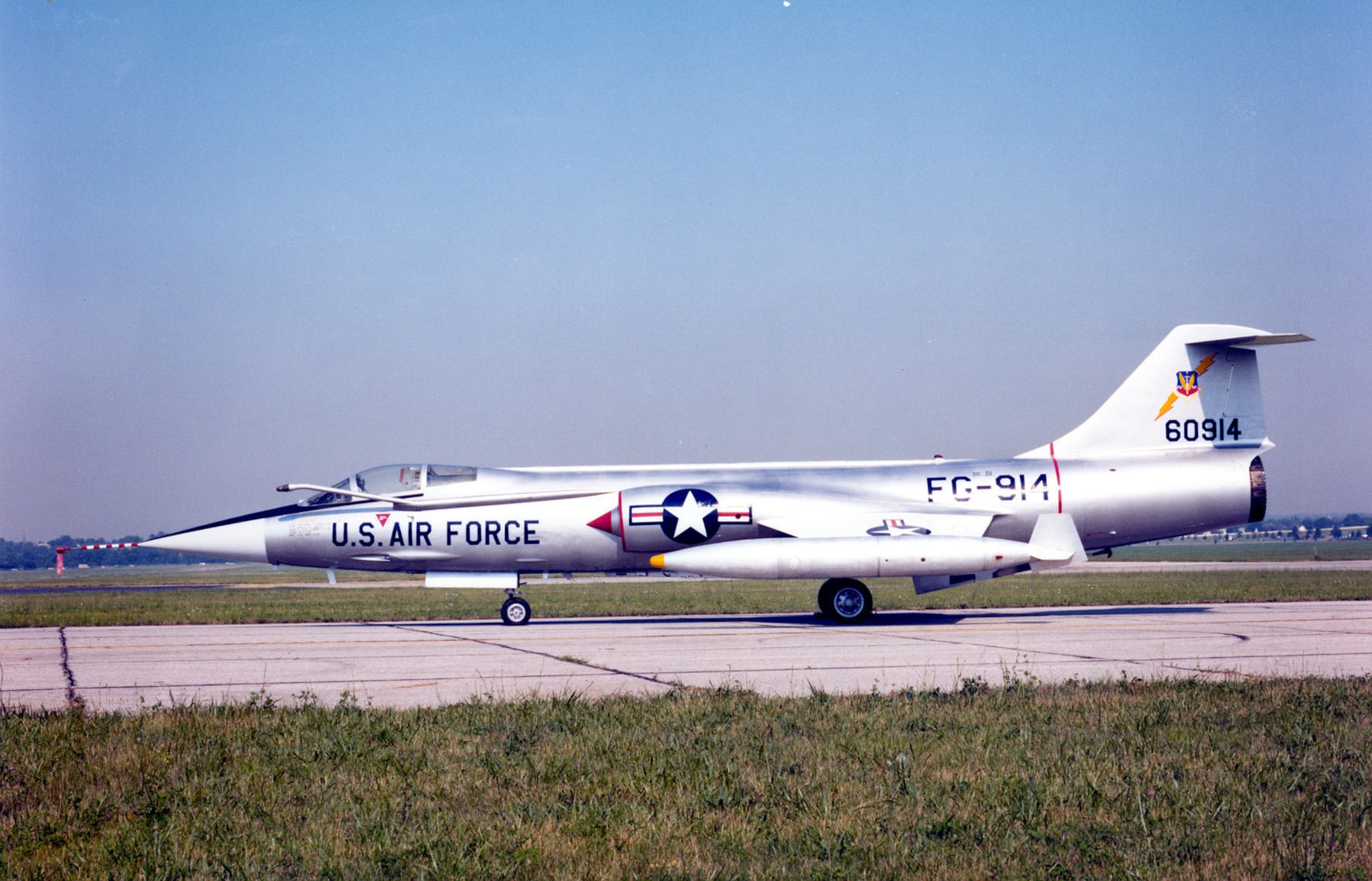 DAYTON, Ohio -- Lockheed F-104C Starfighter at the National Museum of the United States Air Force. (U.S. Air Force photo)