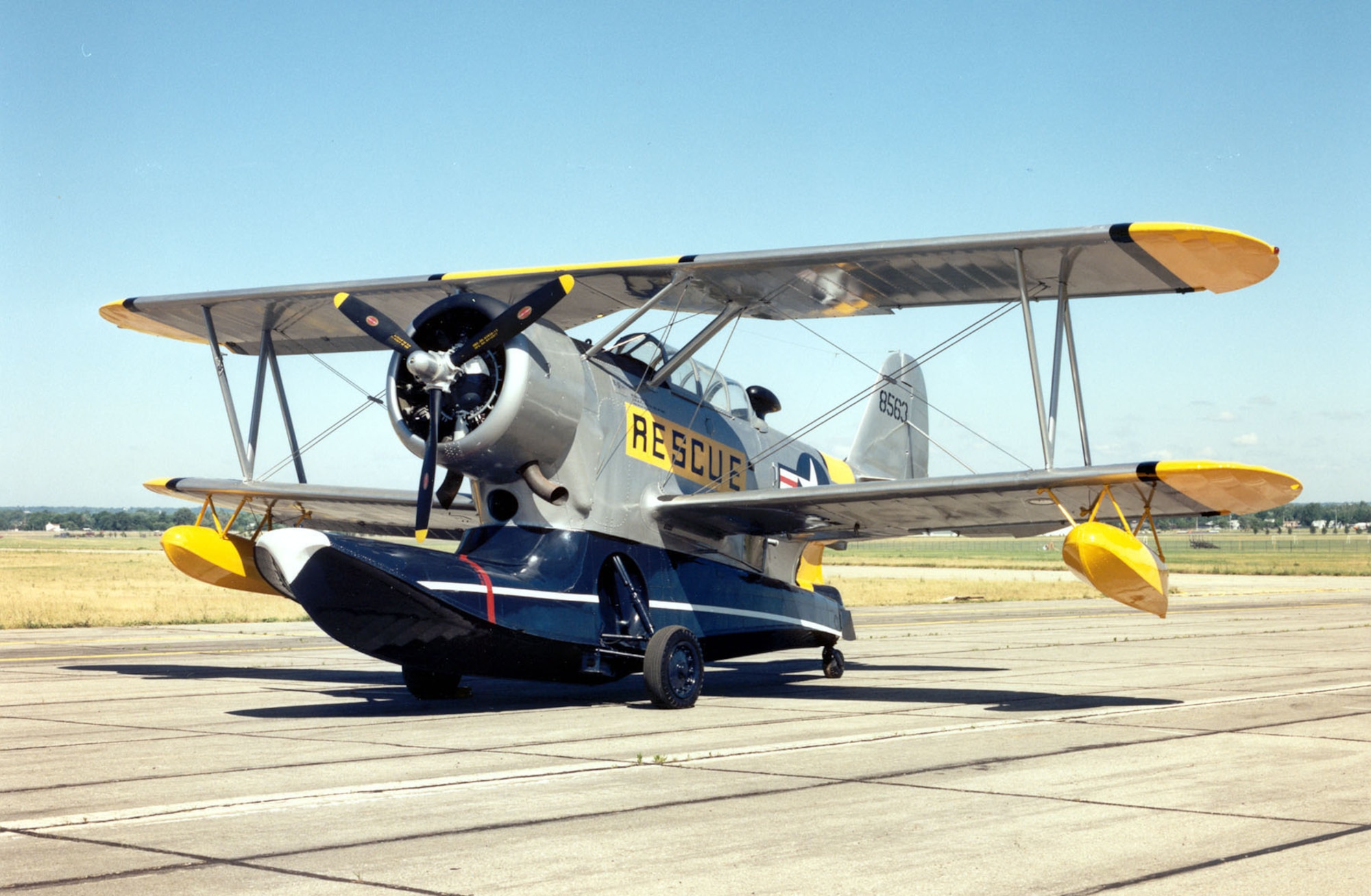 DAYTON, Ohio -- Grumman OA-12 Duck at the National Museum of the United States Air Force. (U.S. Air Force photo)