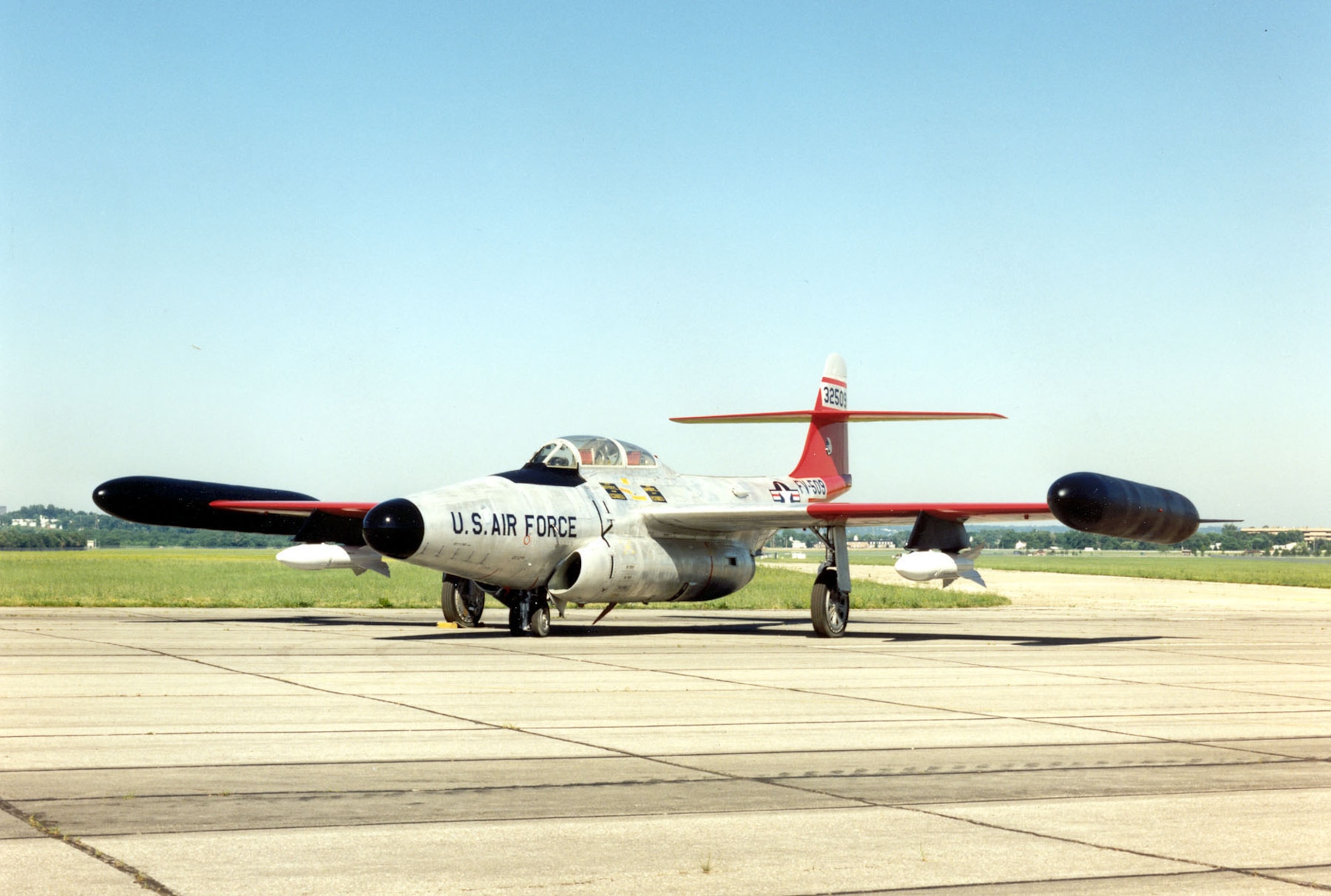 DAYTON, Ohio -- Northrop F-89J Scorpion at the National Museum of the United States Air Force. (U.S. Air Force photo)