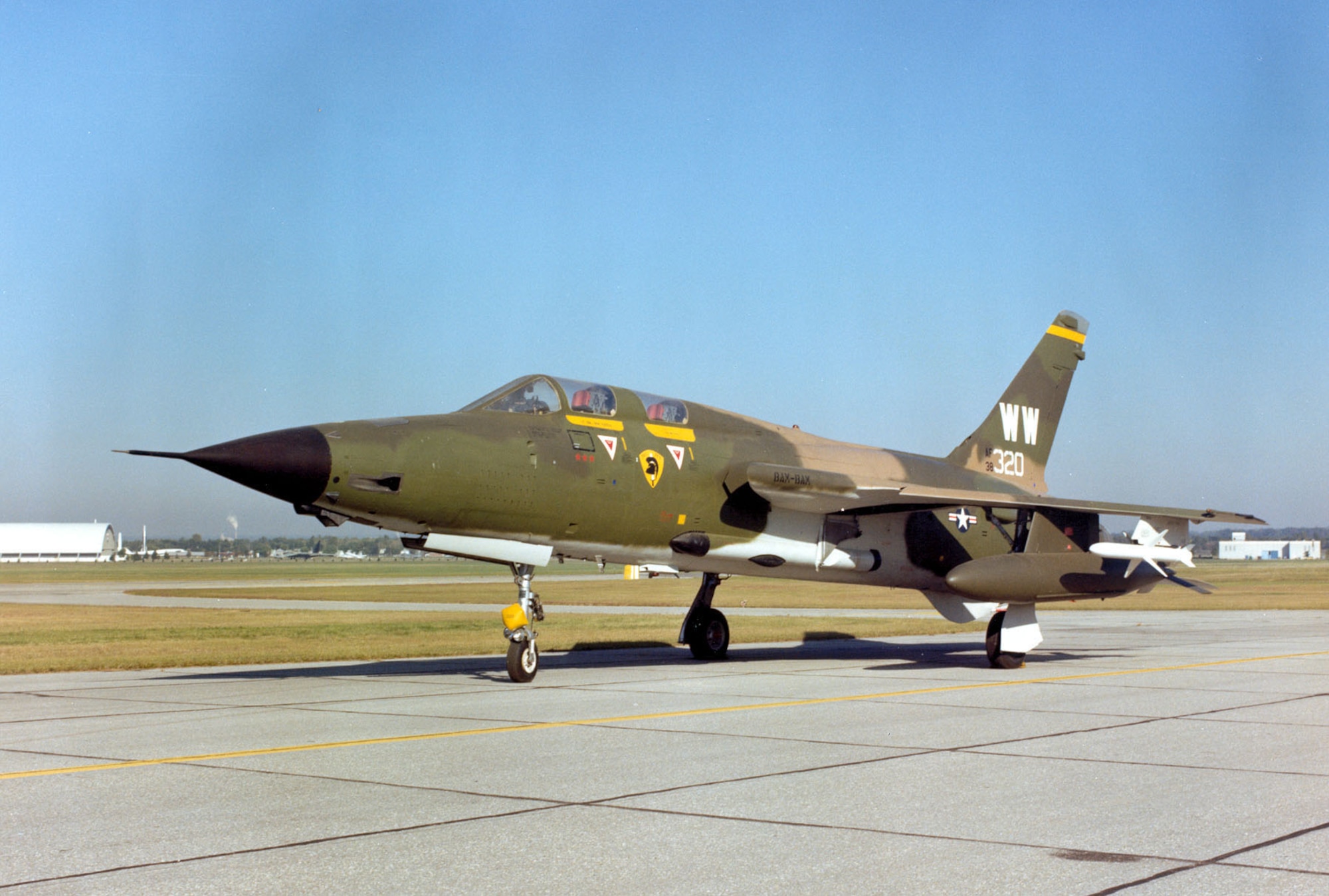 DAYTON, Ohio -- Republic F-105G Thunderchief at the National Museum of the United States Air Force. (U.S. Air Force photo)