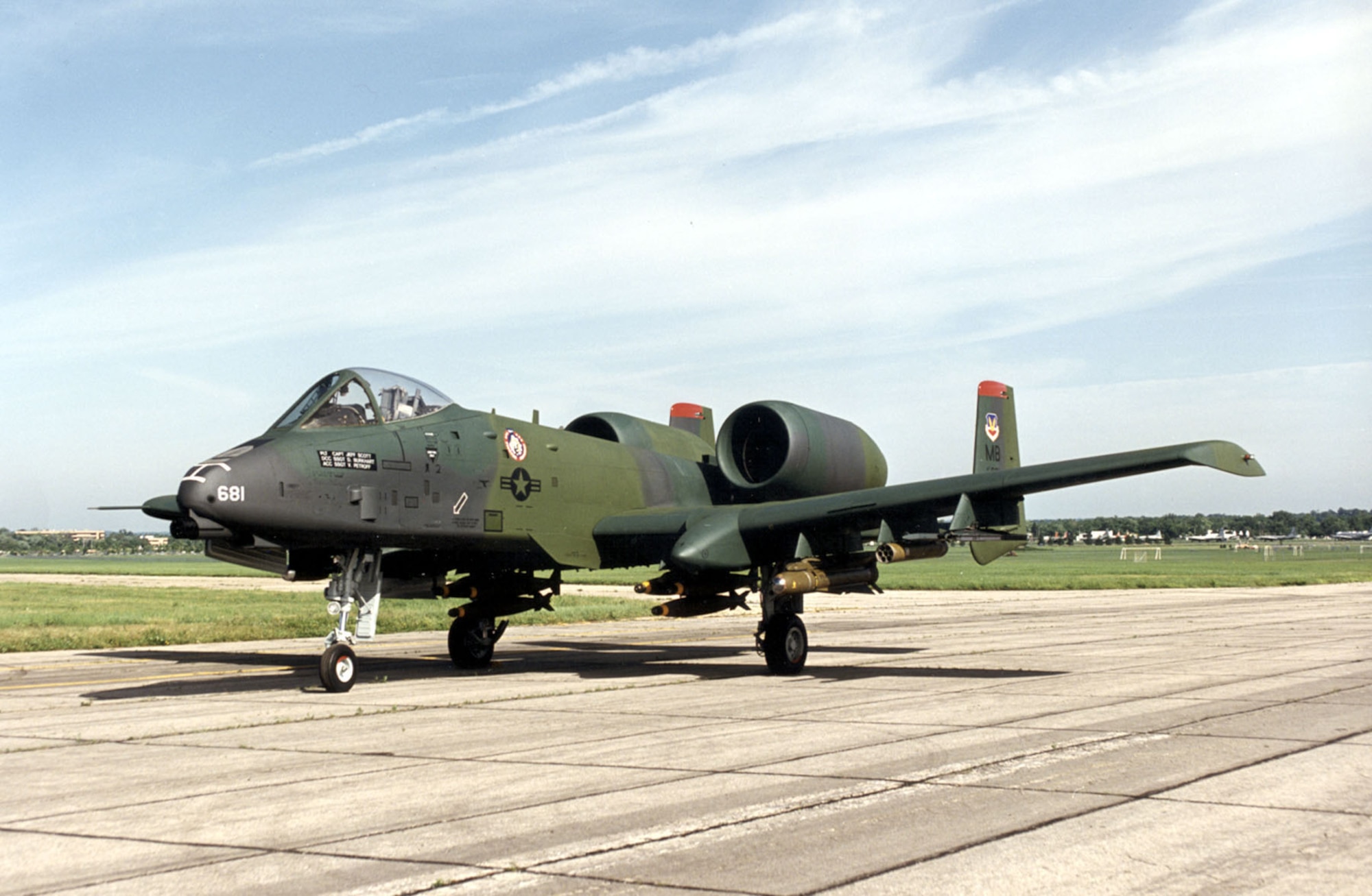 DAYTON, Ohio -- Fairchild Republic A-10A Thunderbolt II at the National Museum of the United States Air Force. (U.S. Air Force photo)