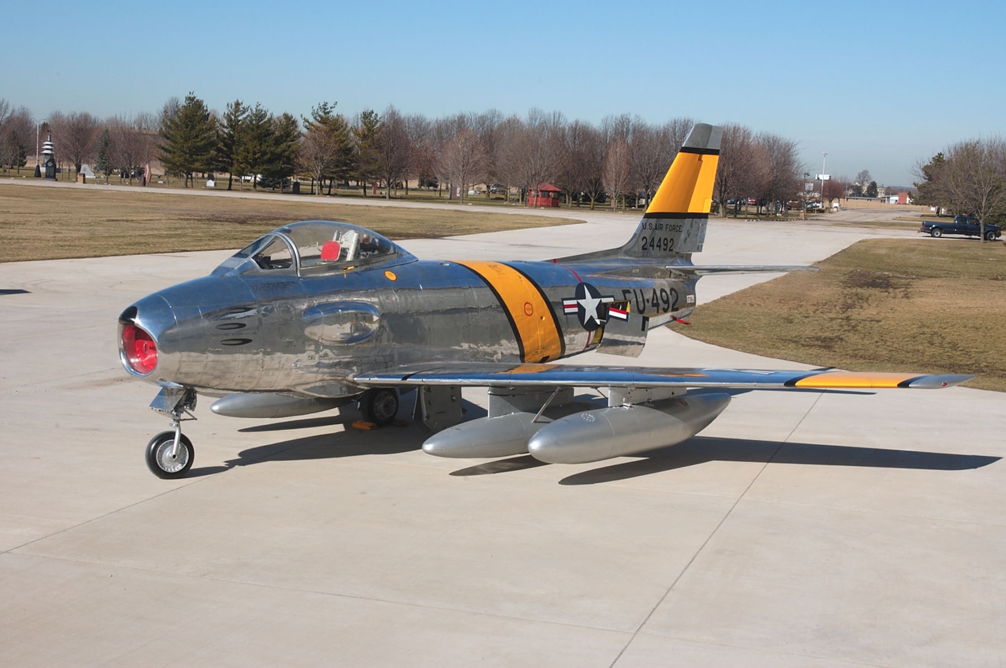 DAYTON, Ohio -- North American RF-86F at the National Museum of the United States Air Force. (U.S. Air Force photo)