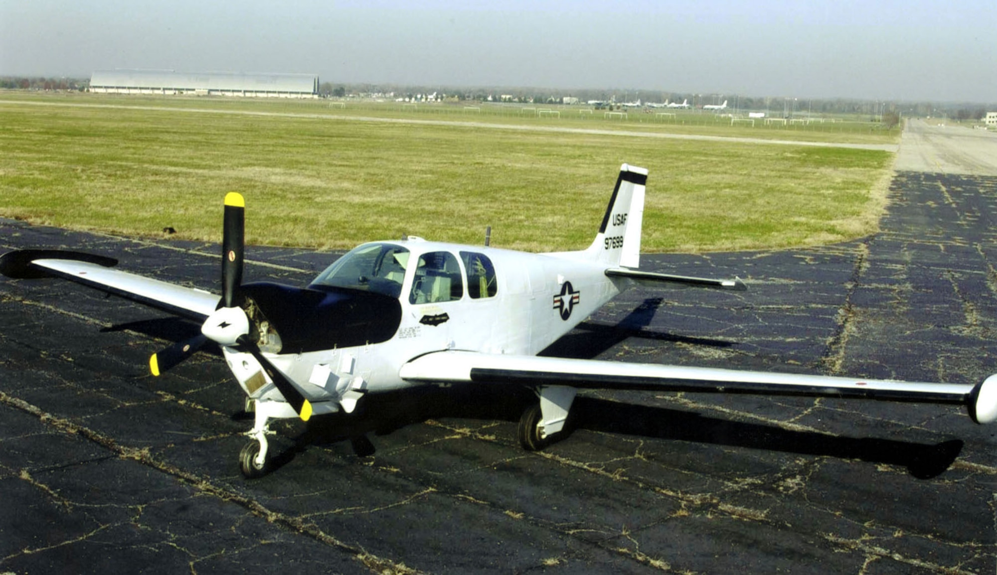 DAYTON, Ohio -- Beech QU-22B at the National Museum of the United States Air Force. (U.S. Air Force photo)