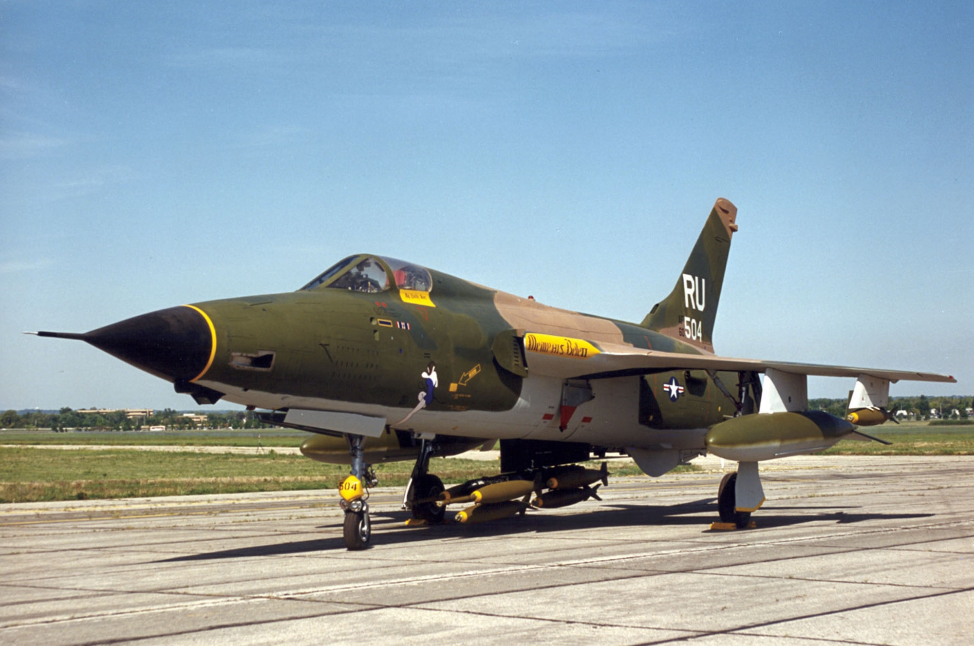 DAYTON, Ohio -- Republic F-105D Thunderchief at the National Museum of the United States Air Force. (U.S. Air Force photo)
