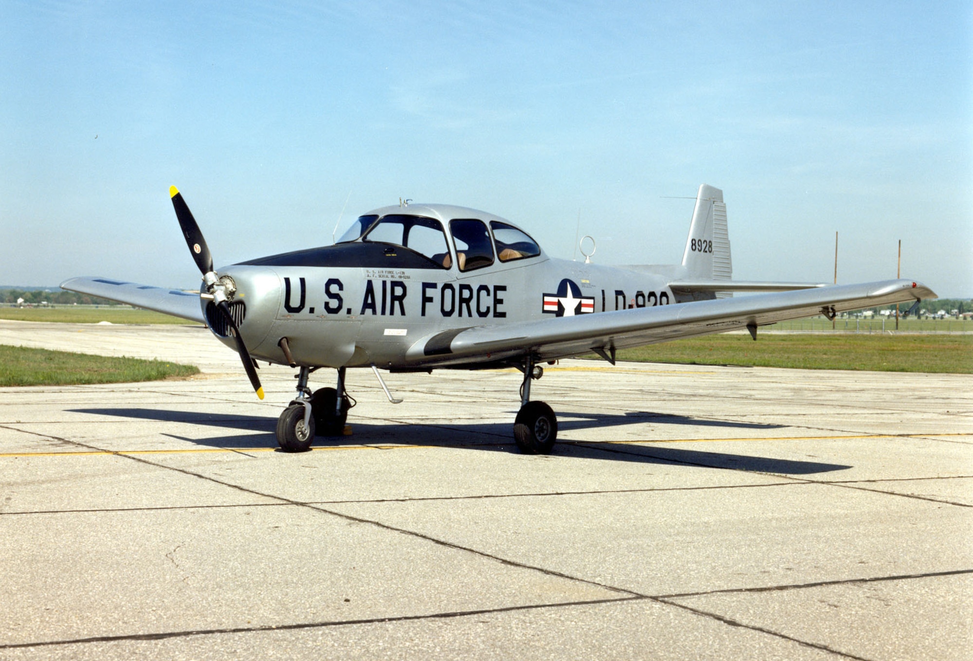 DAYTON, Ohio -- North American L-17A Navion at the National Museum of the United States Air Force. (U.S. Air Force photo)
