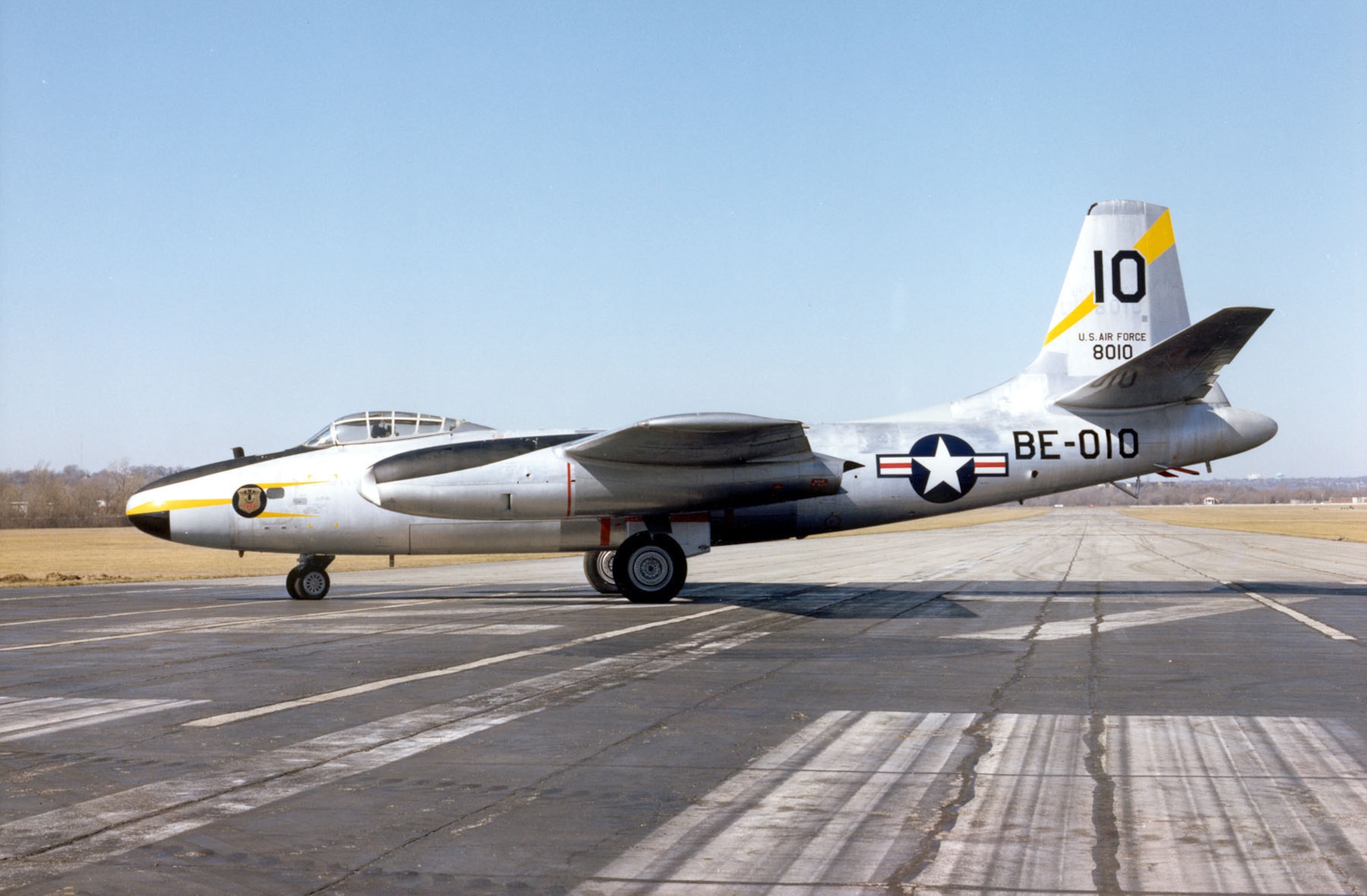 DAYTON, Ohio -- North American B-45C Tornado at the National Museum of the United States Air Force. (U.S. Air Force photo)