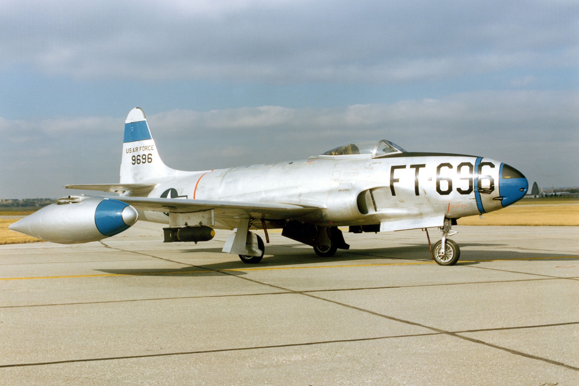 DAYTON, Ohio -- Lockheed F-80C at the National Museum of the United States Air Force. (U.S. Air Force photo)