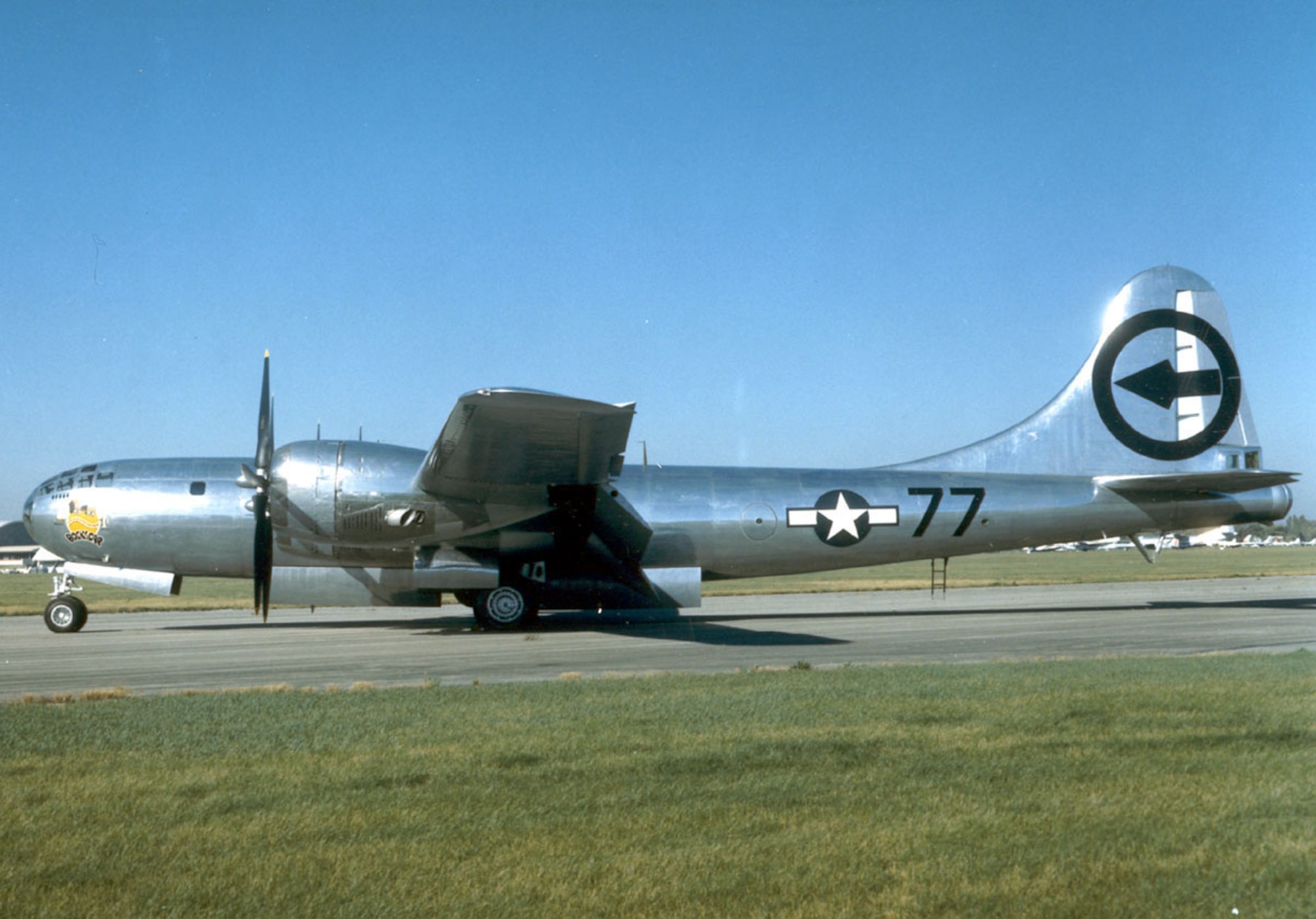 DAYTON, Ohio -- Boeing B-29 Superfortress "Bockscar" at the National Museum of the United States Air Force. (U.S. Air Force photo)