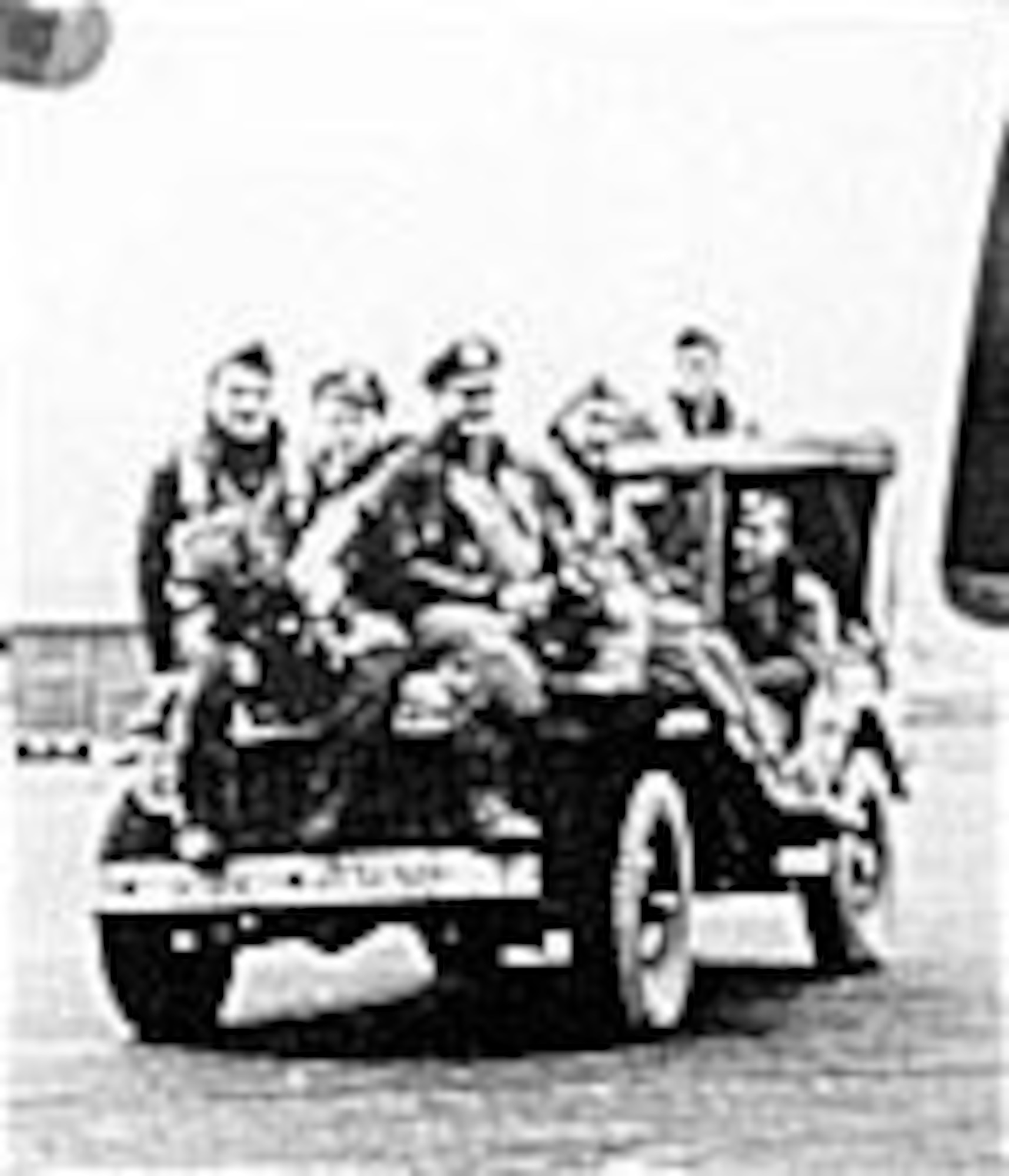 Taxi service at a B-17 base. (U.S. Air Force photo)
