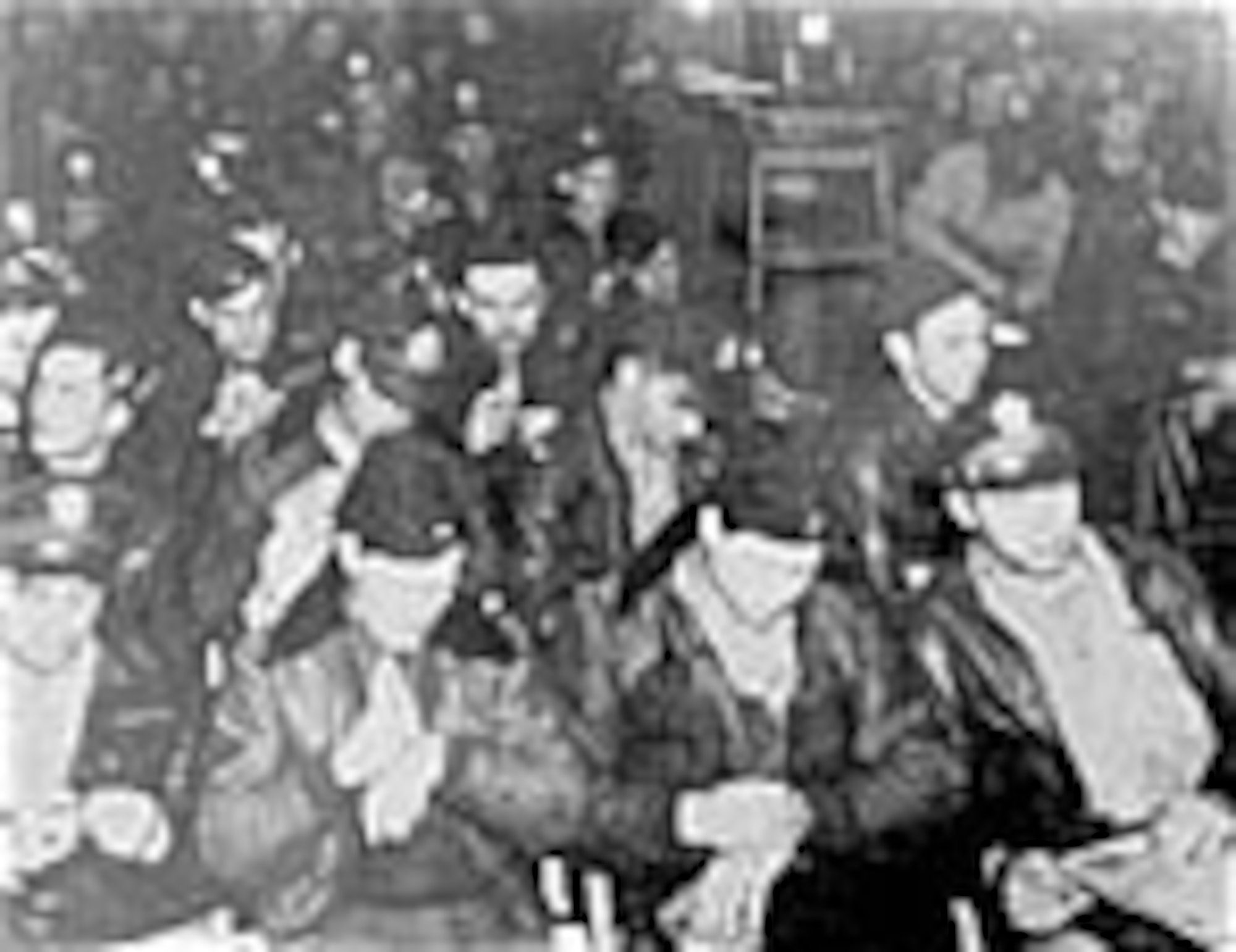 Flight crews at a mission briefing. (U.S. Air Force photo)