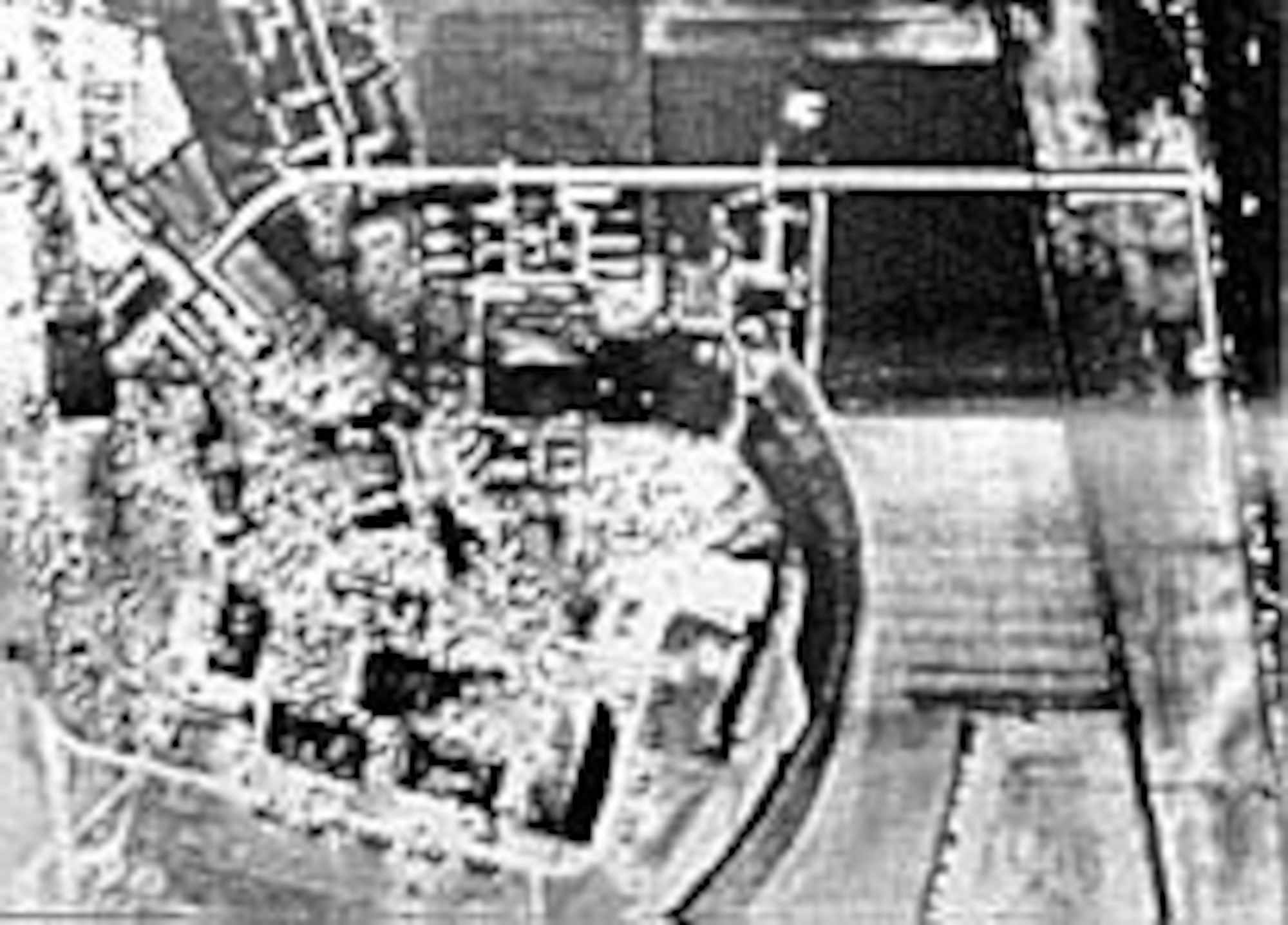 Destruction of the Focke-Wulf plant in East Prussia was hailed by Gen. Ira Eaker as the classic example of precision bombing. (U.S. Air Force photo)