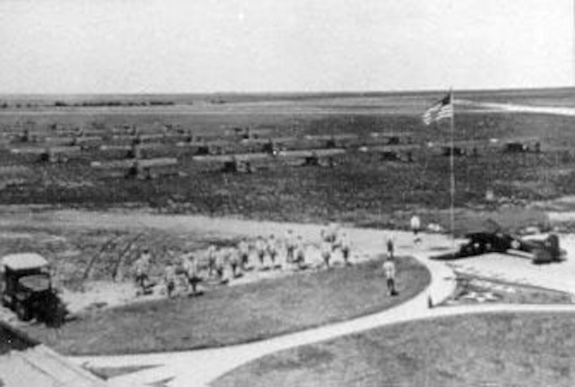 L-4s used for primary glider training. (U.S. Air Force photo)