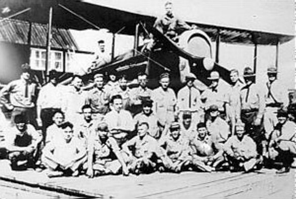 The first transcontinental flight across the United States within a 24-hour period was made by Lt. Jimmy Doolittle on Sept. 4, 1922. (U.S. Air Force photo)