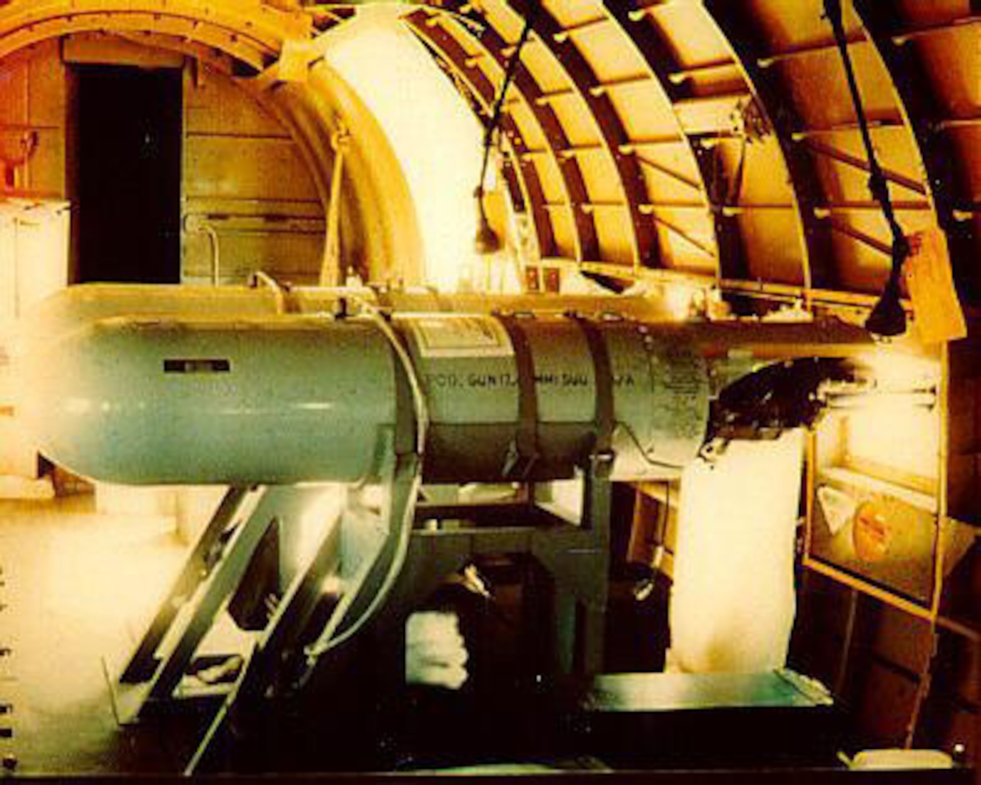 The minigun installation in an AC-47. (U.S. Air Force photo)