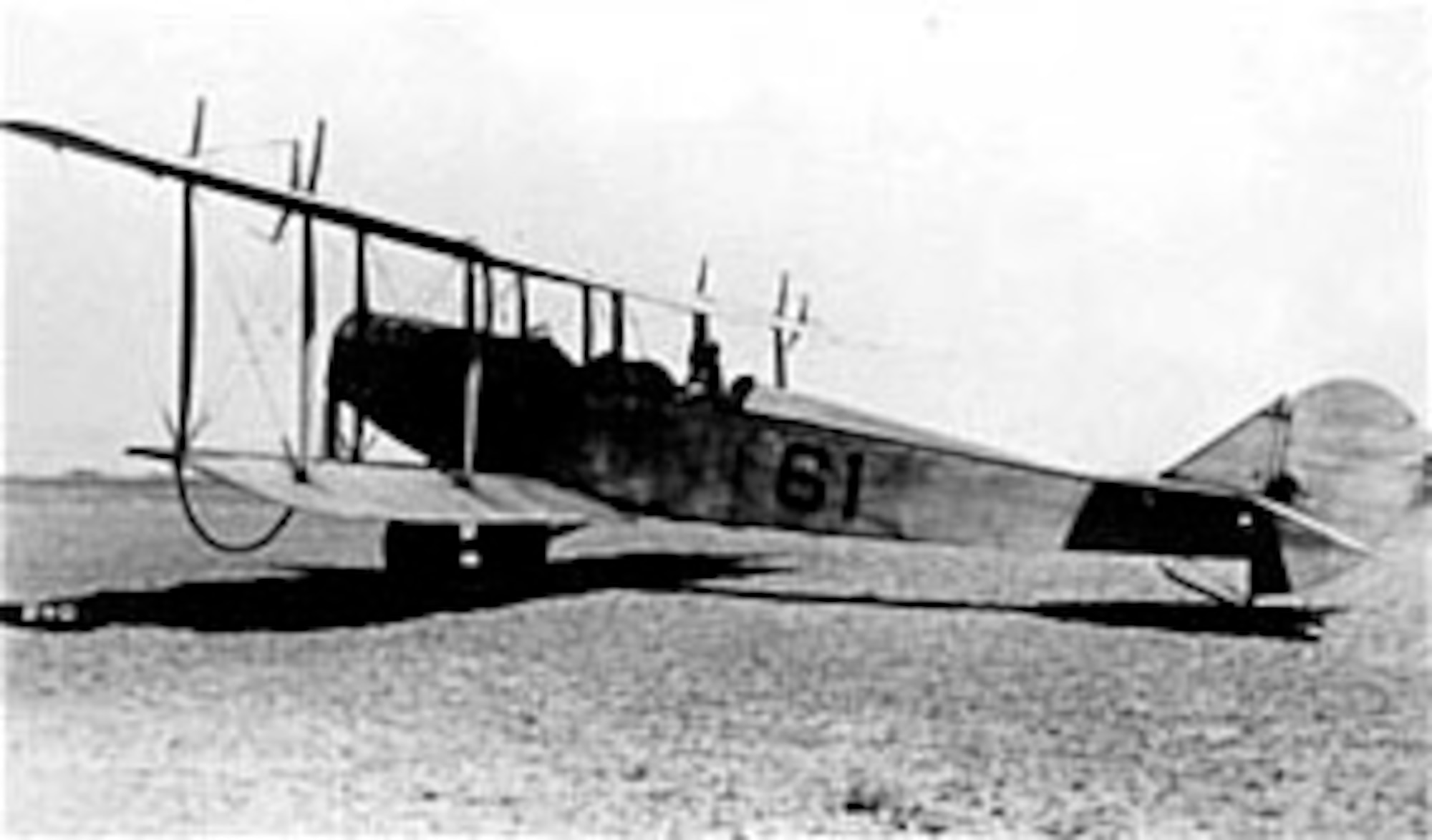 One of four Curtiss NBs used briefly by the 1st Aero Squadron in Mexico. (U.S. Air Force photo)