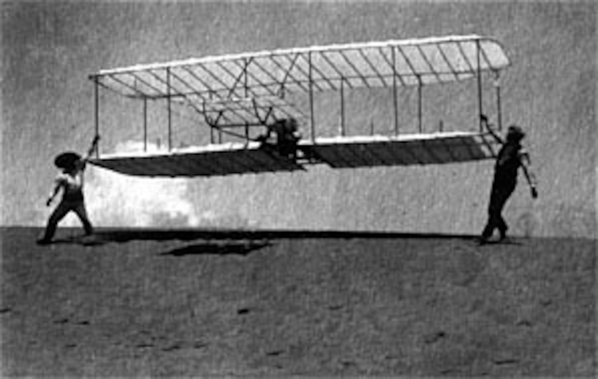 The second Wright glider was flown at Kitty Hawk, N.C., in July and August 1901. (U.S. Air Force photo)