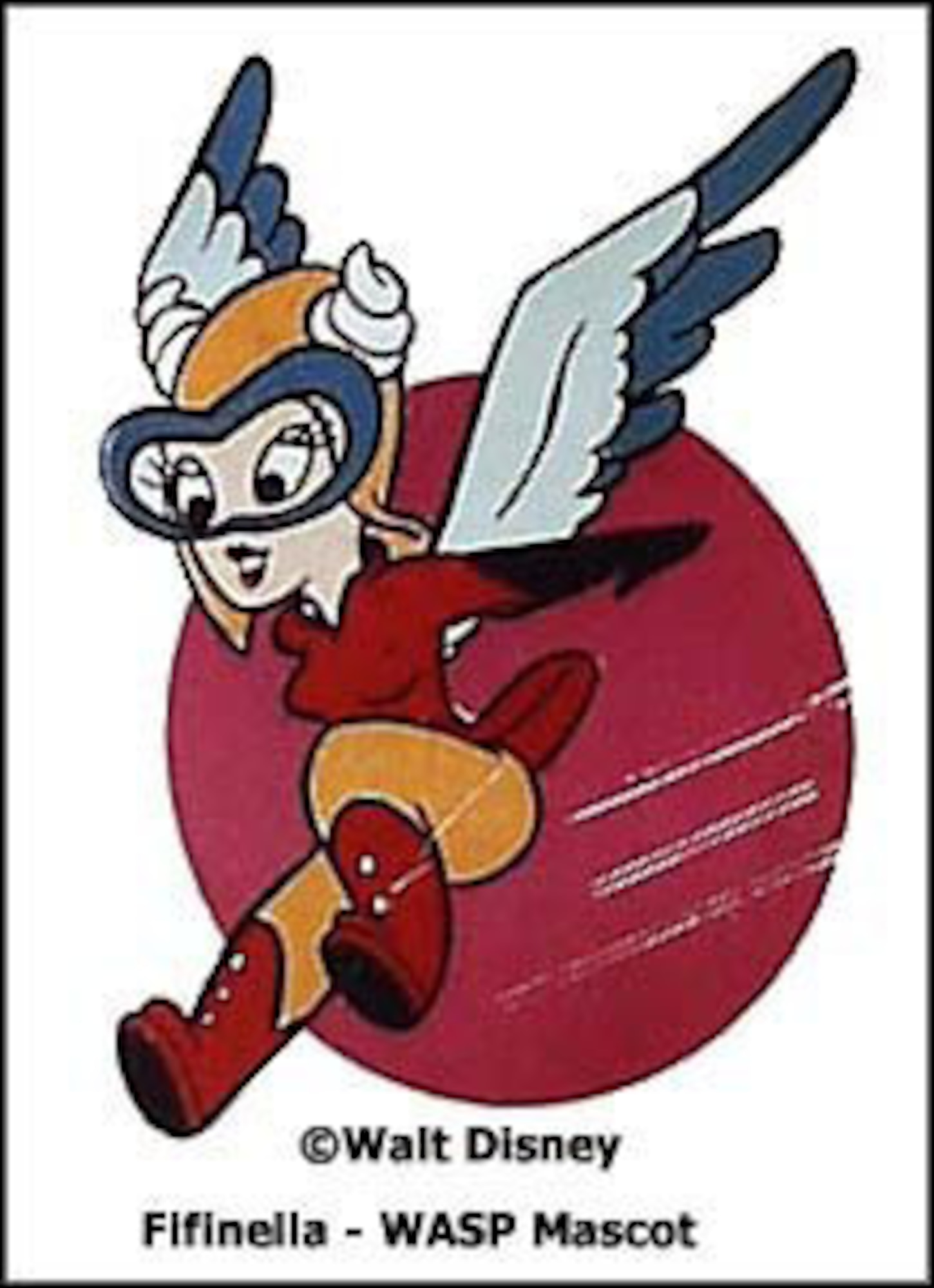 Fifinella, the WASP mascot. (U.S. Air Force photo)
