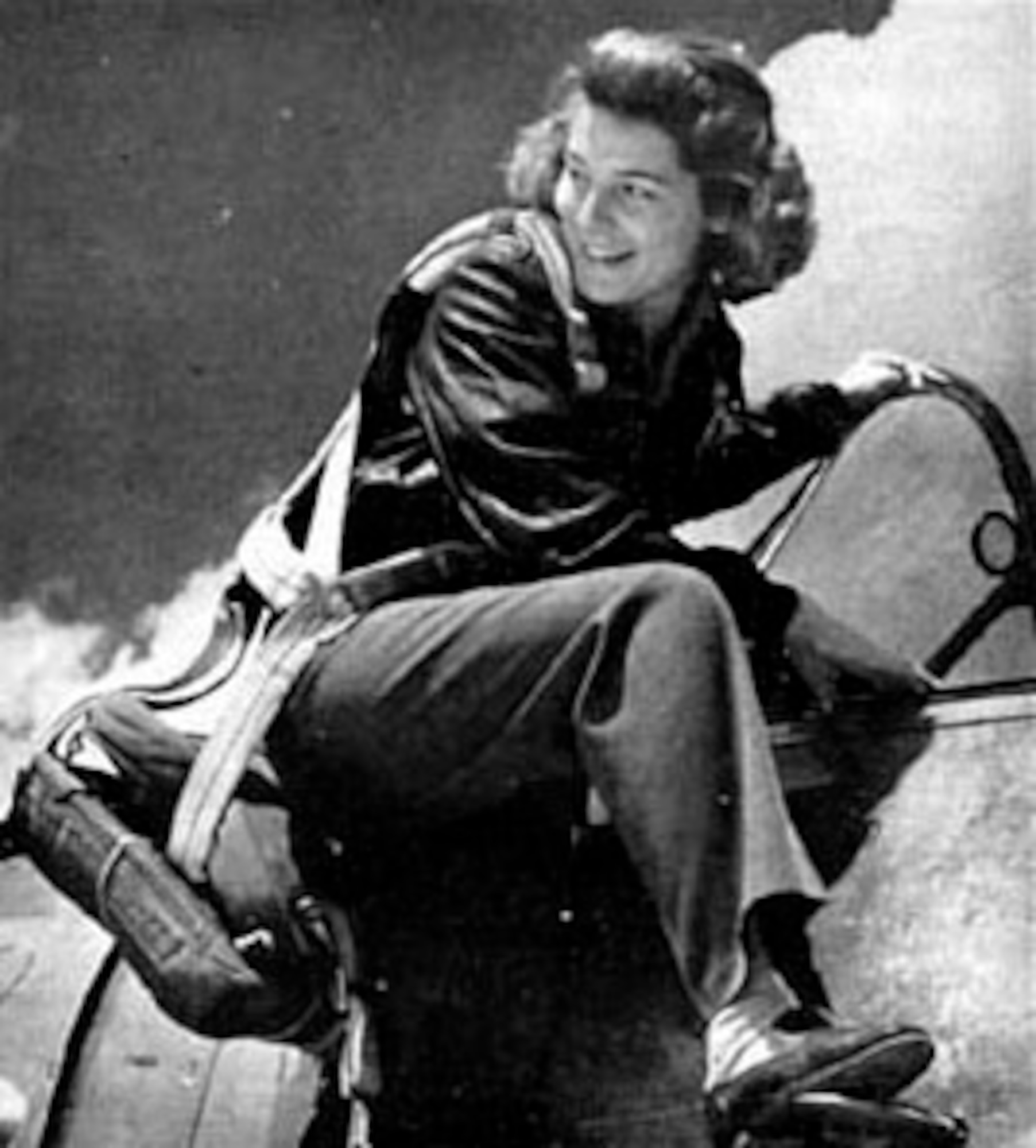 Nancy E. Batson, WAFS pilot. (U.S. Air Force photo)
