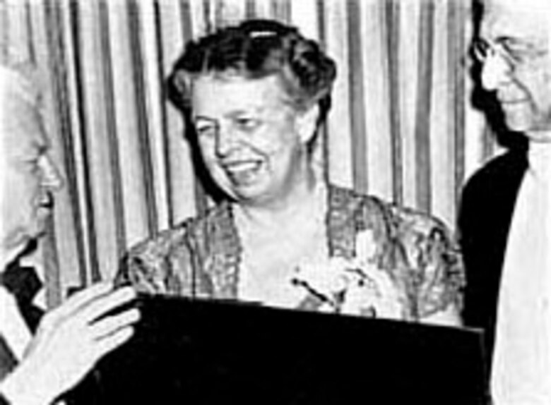 Eleanor Roosevelt. (U.S. Air Force photo)