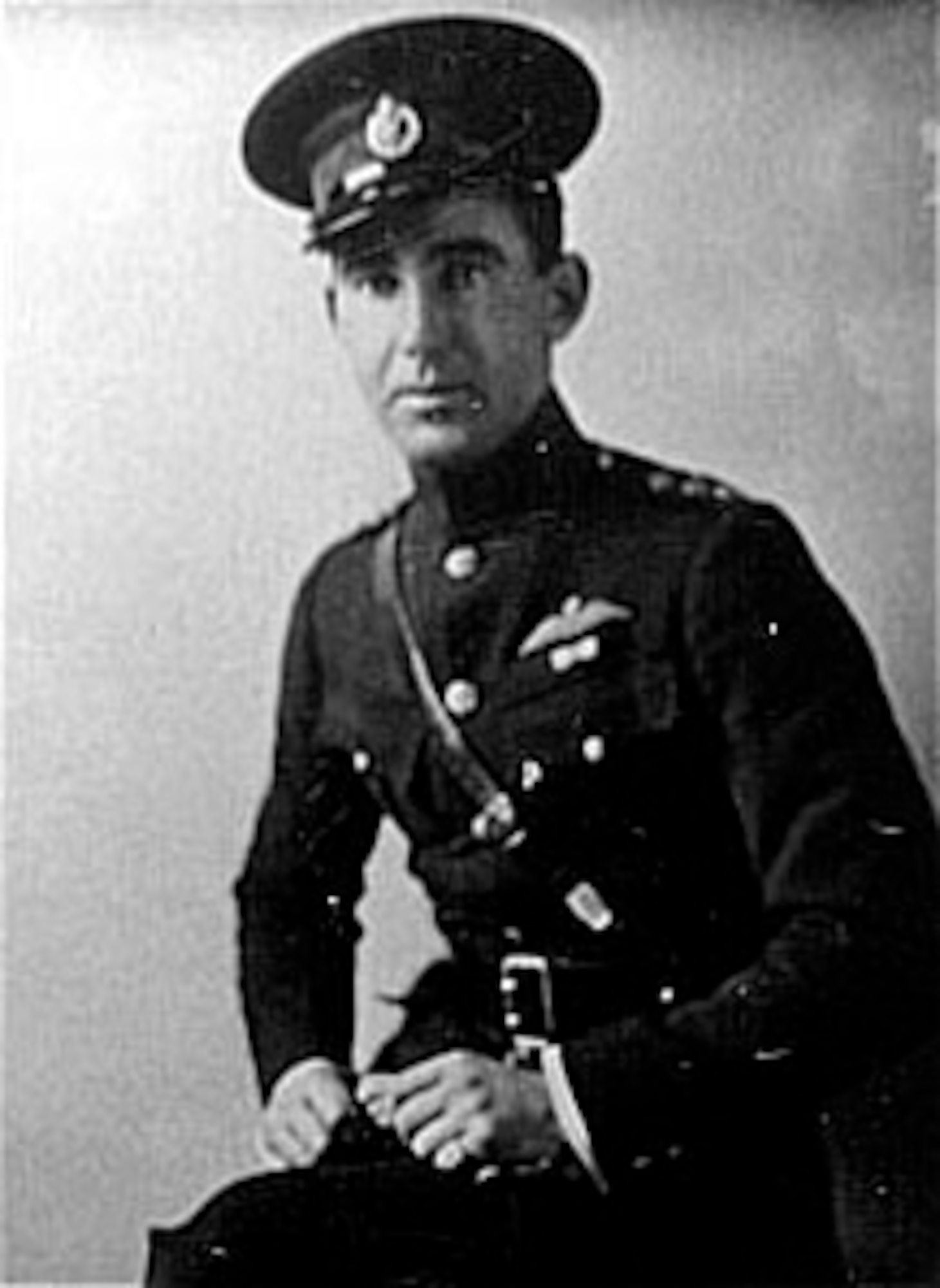 Capt. Frederick Libby in his Royal Flying Corps uniform prior to April 1, 1918, when the Royal Air Force was formed. (U.S. Air Force photo)