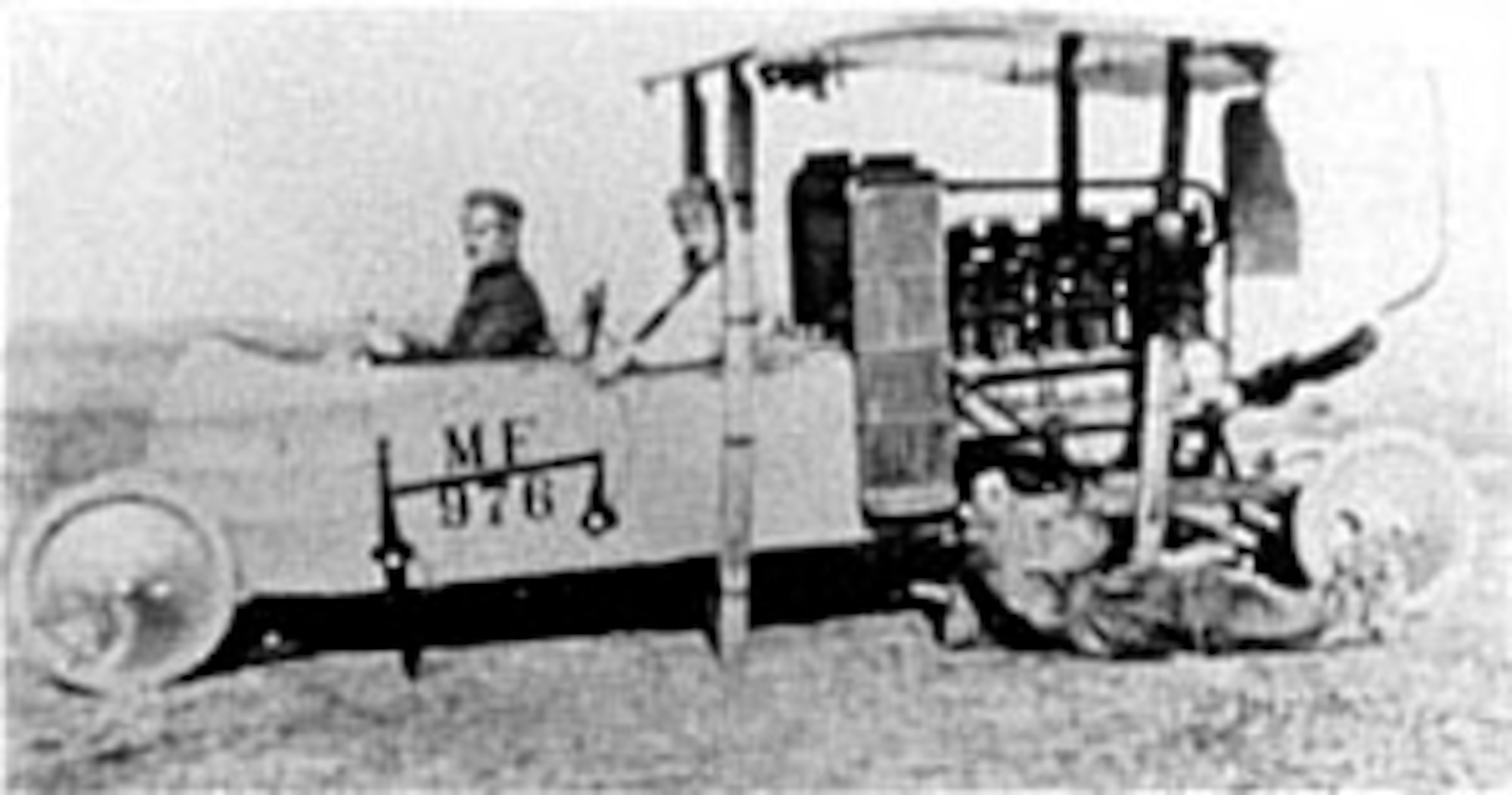 Caproni cockpit procedures trainer, 1918 version. (U.S. Air Force photo)