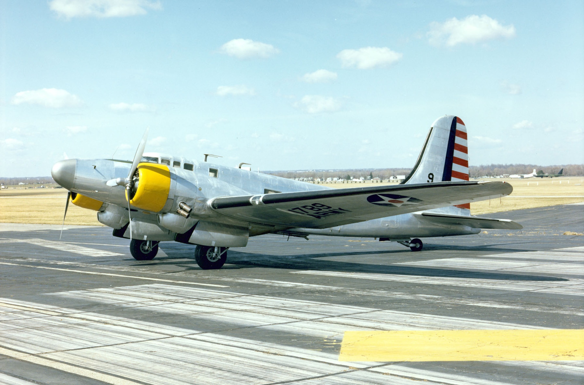 DAYTON, Ohio -- The Douglas B-23 Dragon is currently in storage at the National Museum of the United States Air Force. (U.S. Air Force photo)